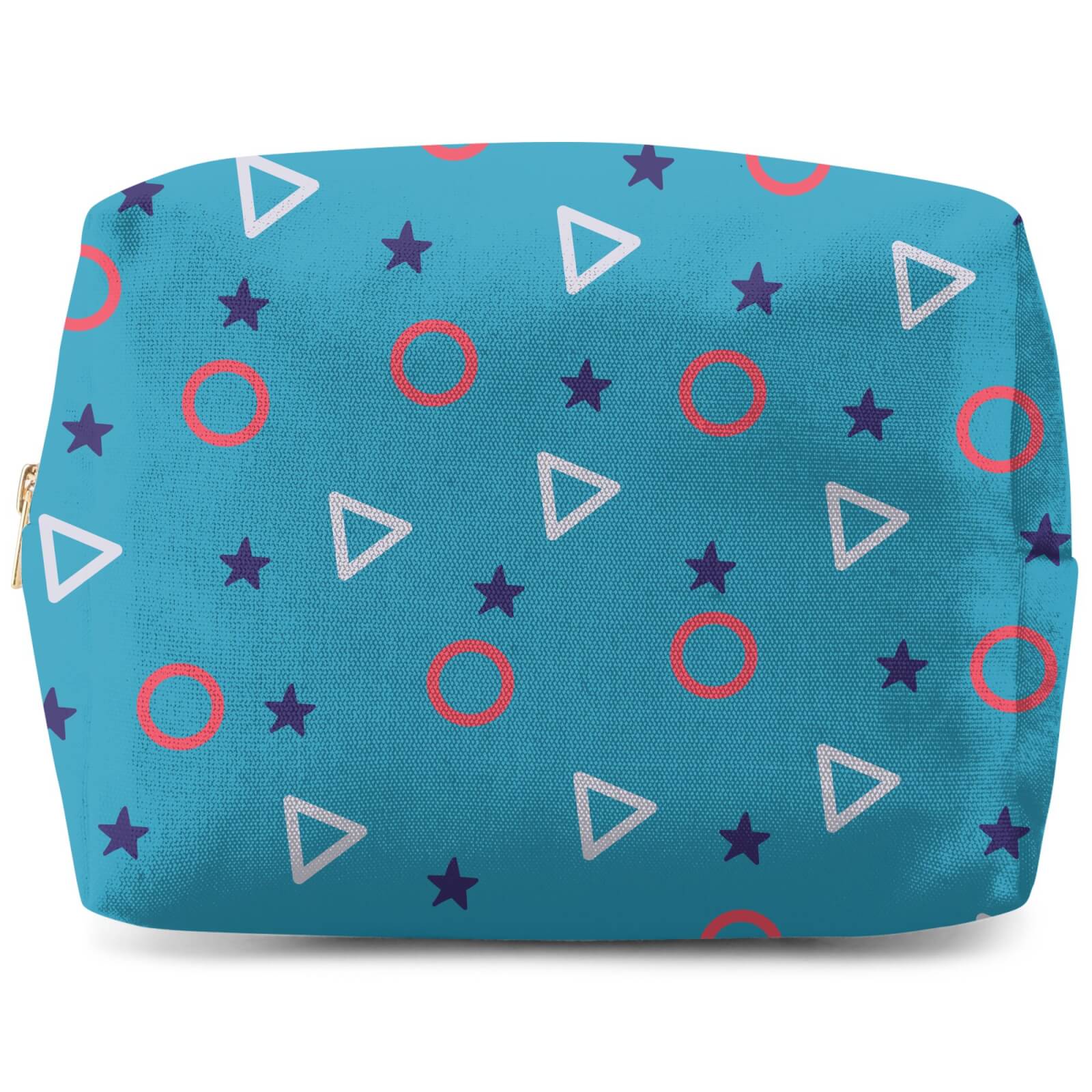 Circles, Triangles And Stars Wash Bag