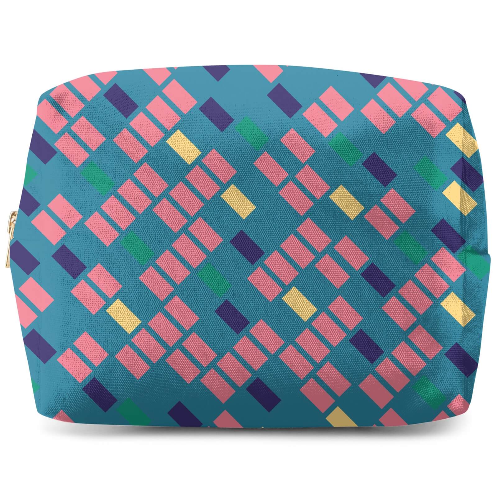 Rainbow Scattered Lines Wash Bag