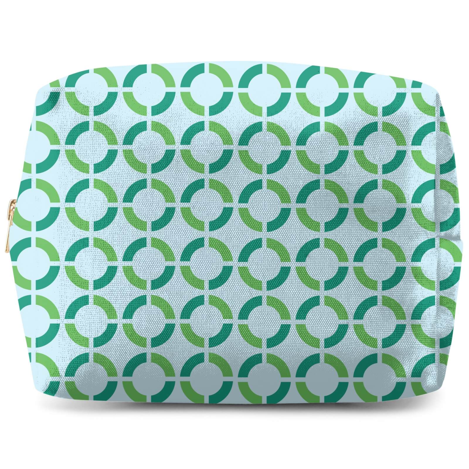 Two Tone Circles Wash Bag