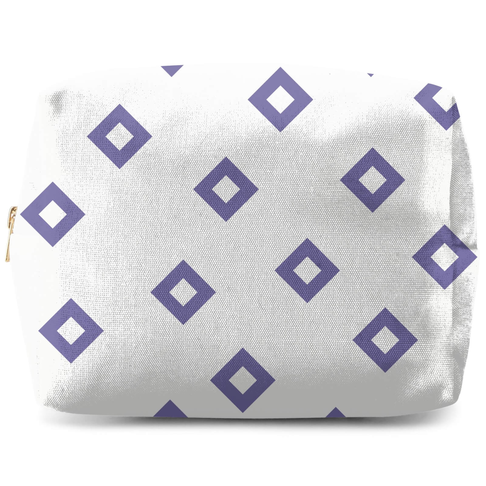 Outlined Diamonds Wash Bag