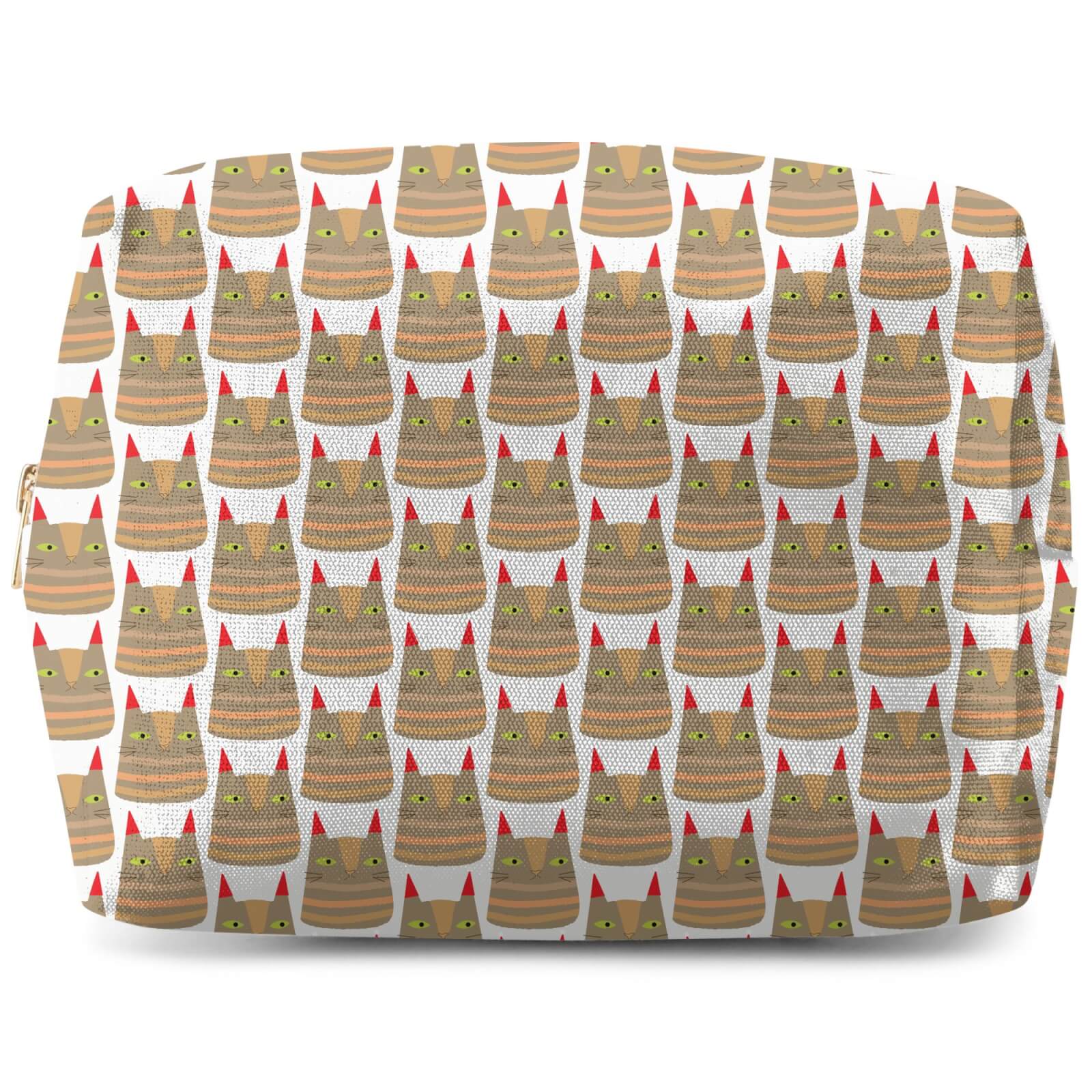 Brown Cat Wash Bag