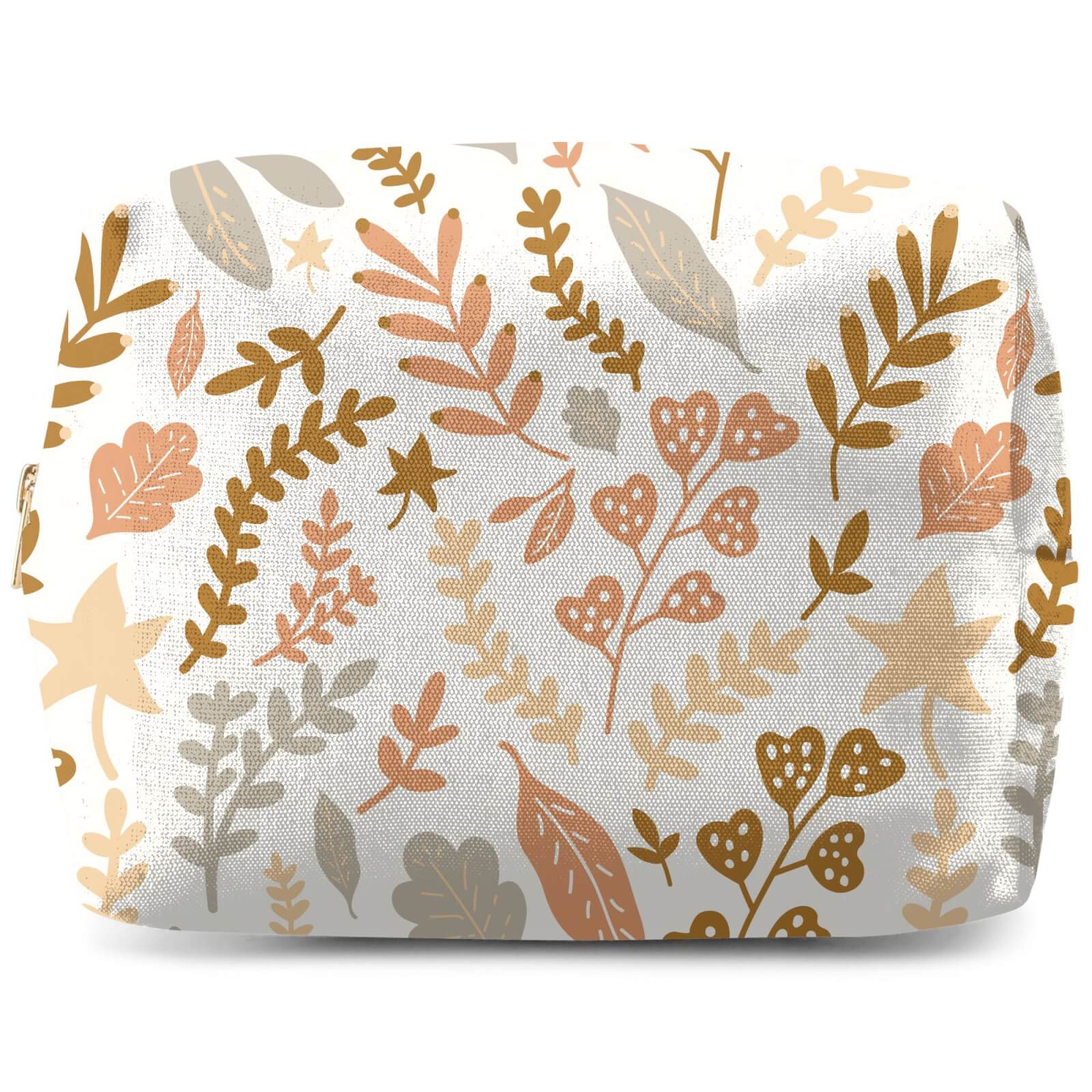 Mixed Leaves Wash Bag