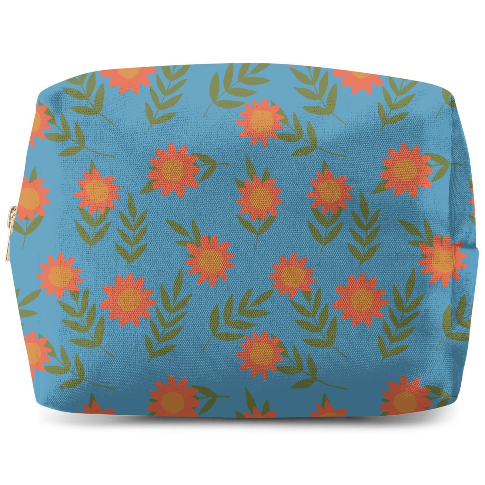Retro Sunflowers Wash Bag