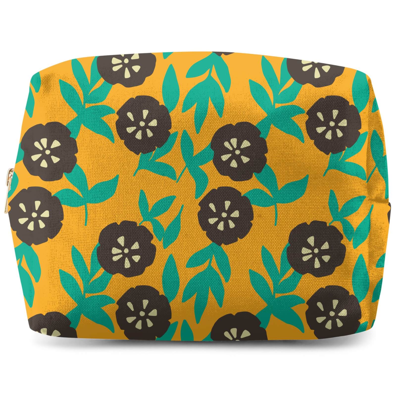 Retro Pansy Wash Bag