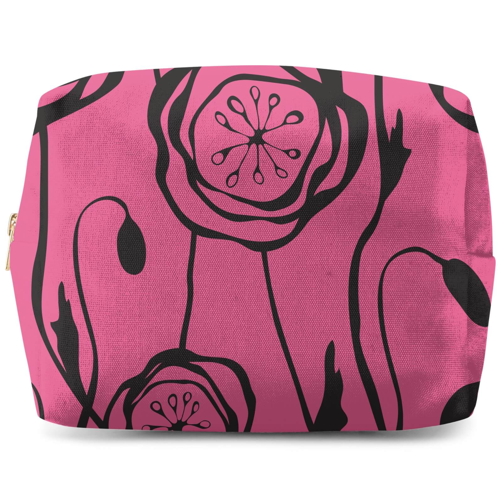 Retro Poppy Wash Bag