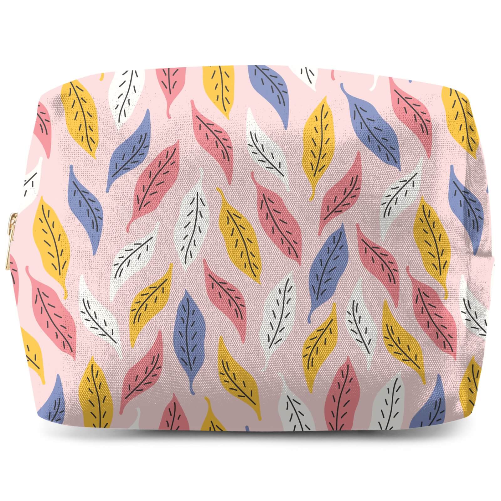 Retro Multi Leaves Wash Bag