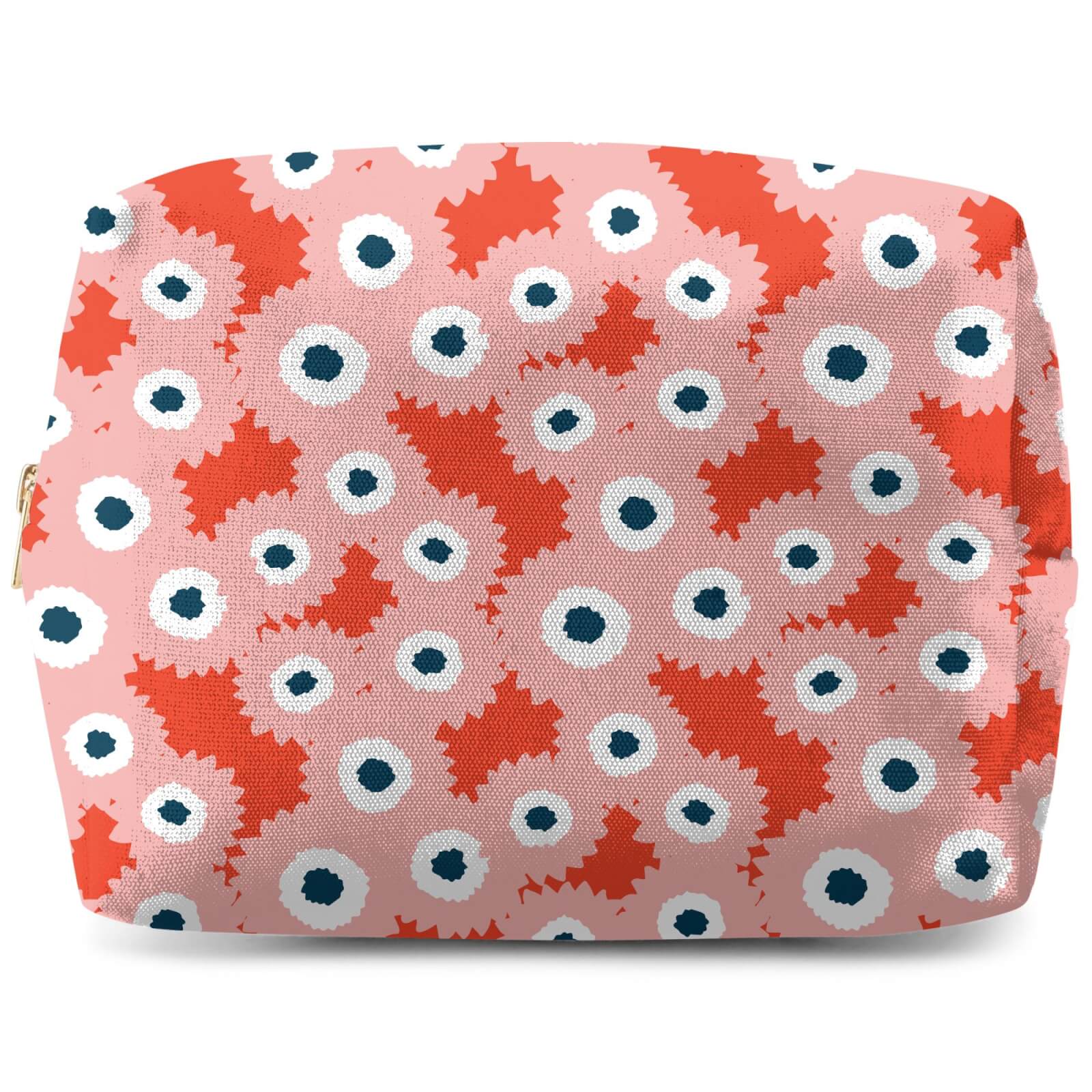 Fuzzy Flowers Wash Bag
