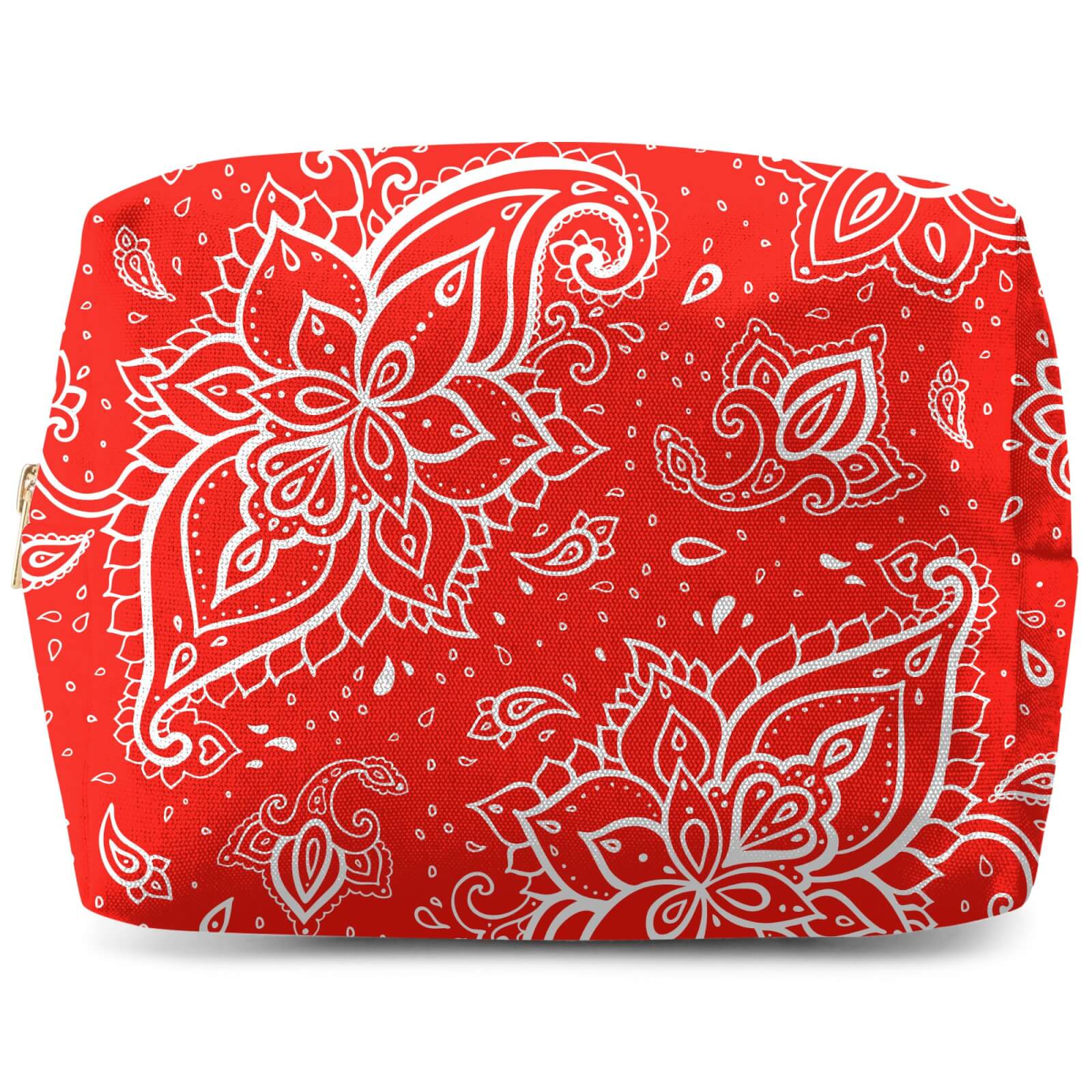 Red Paisley Wash Bag