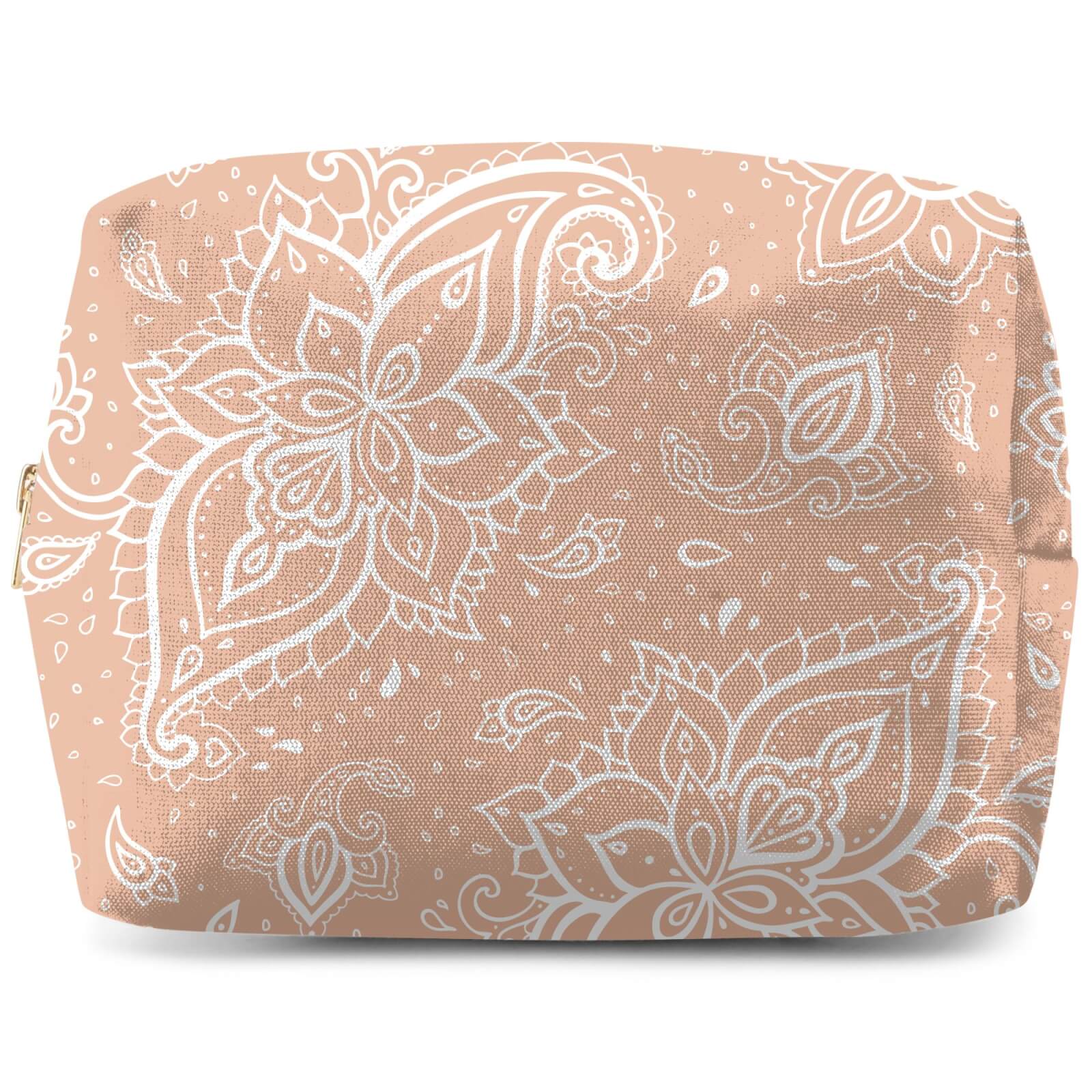 Beige Paisley Wash Bag