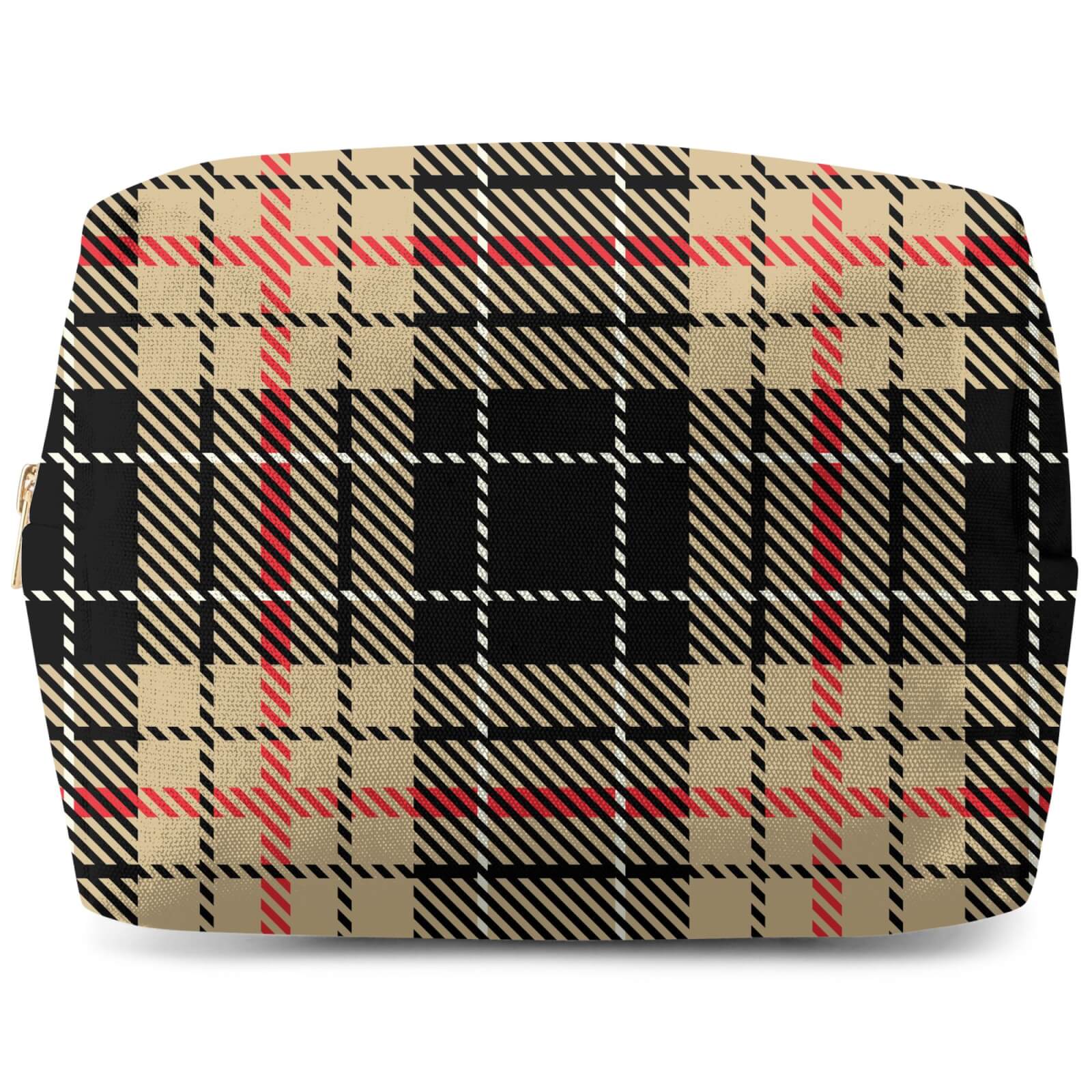 Black, Red & Yellow Tartan Wash Bag