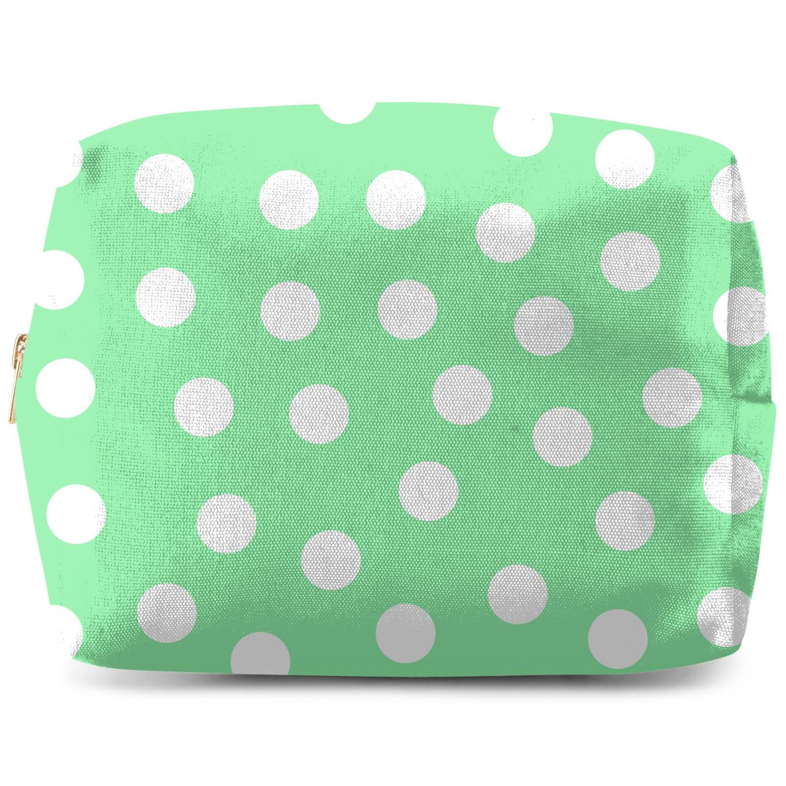 Mint Polka Dots Wash Bag