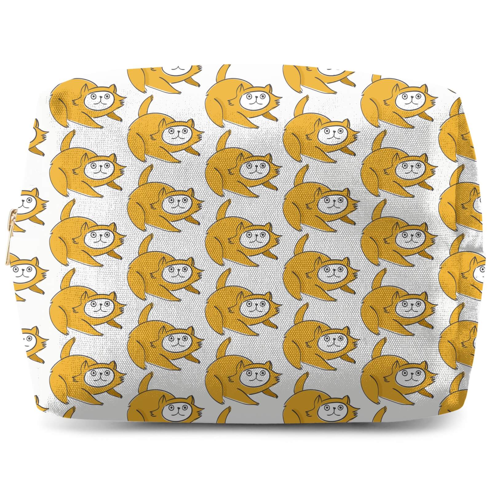 Yellow Cat Wash Bag