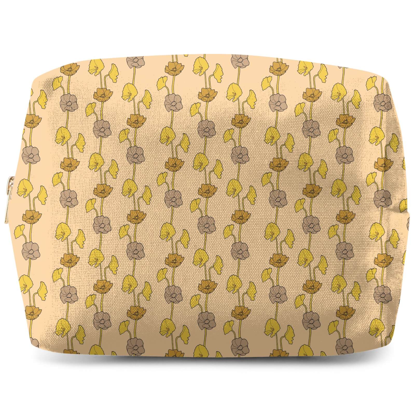 60s Light Flower Wash Bag