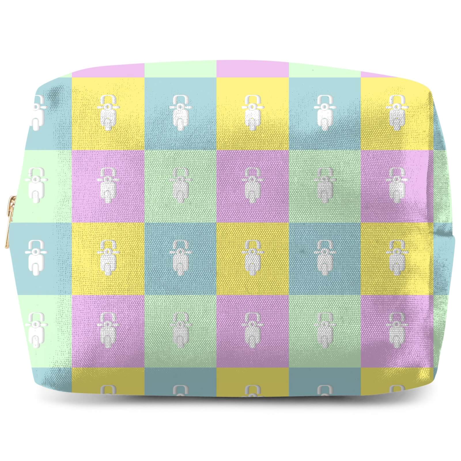Moped Pattern Wash Bag