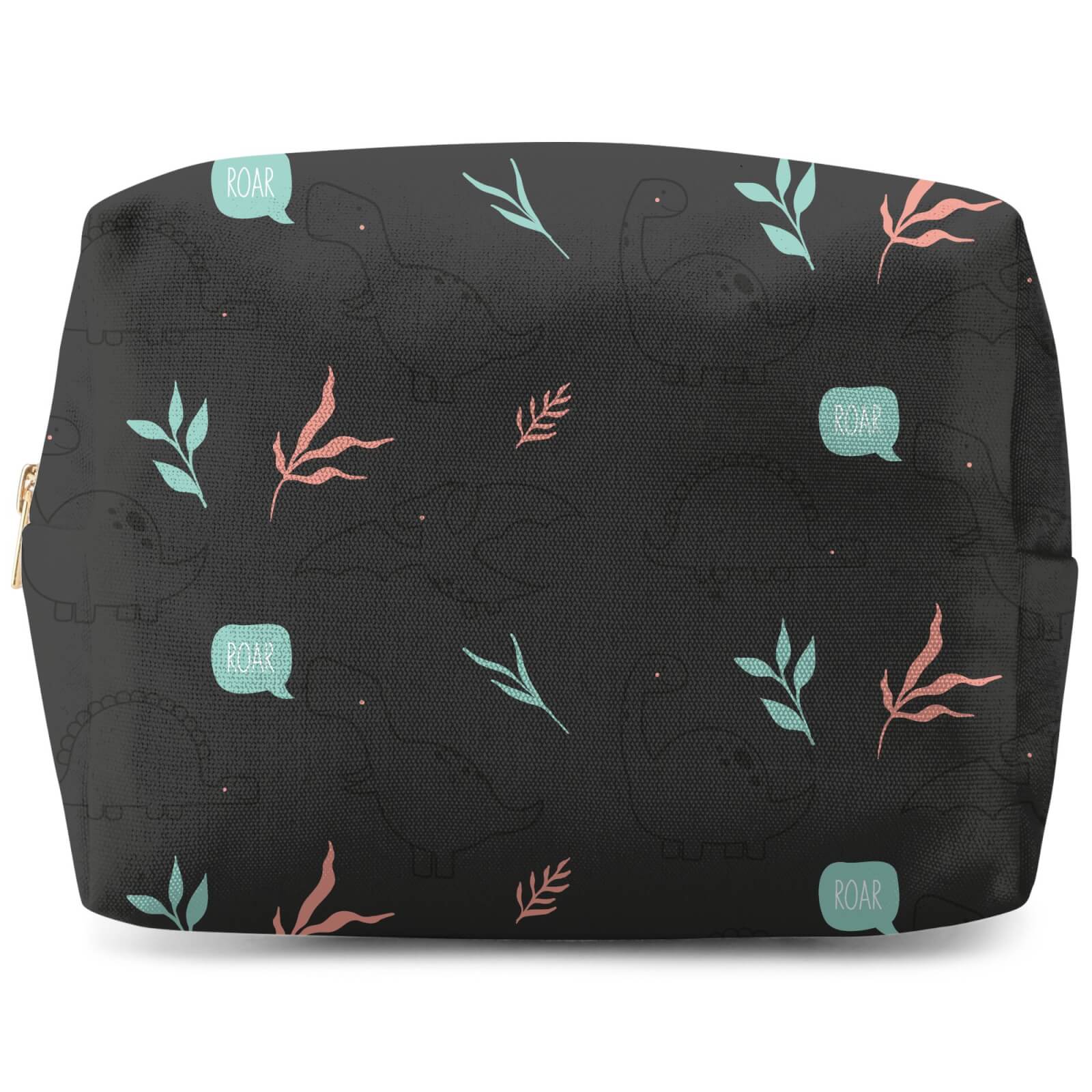 Pastel Dino Pattern Wash Bag