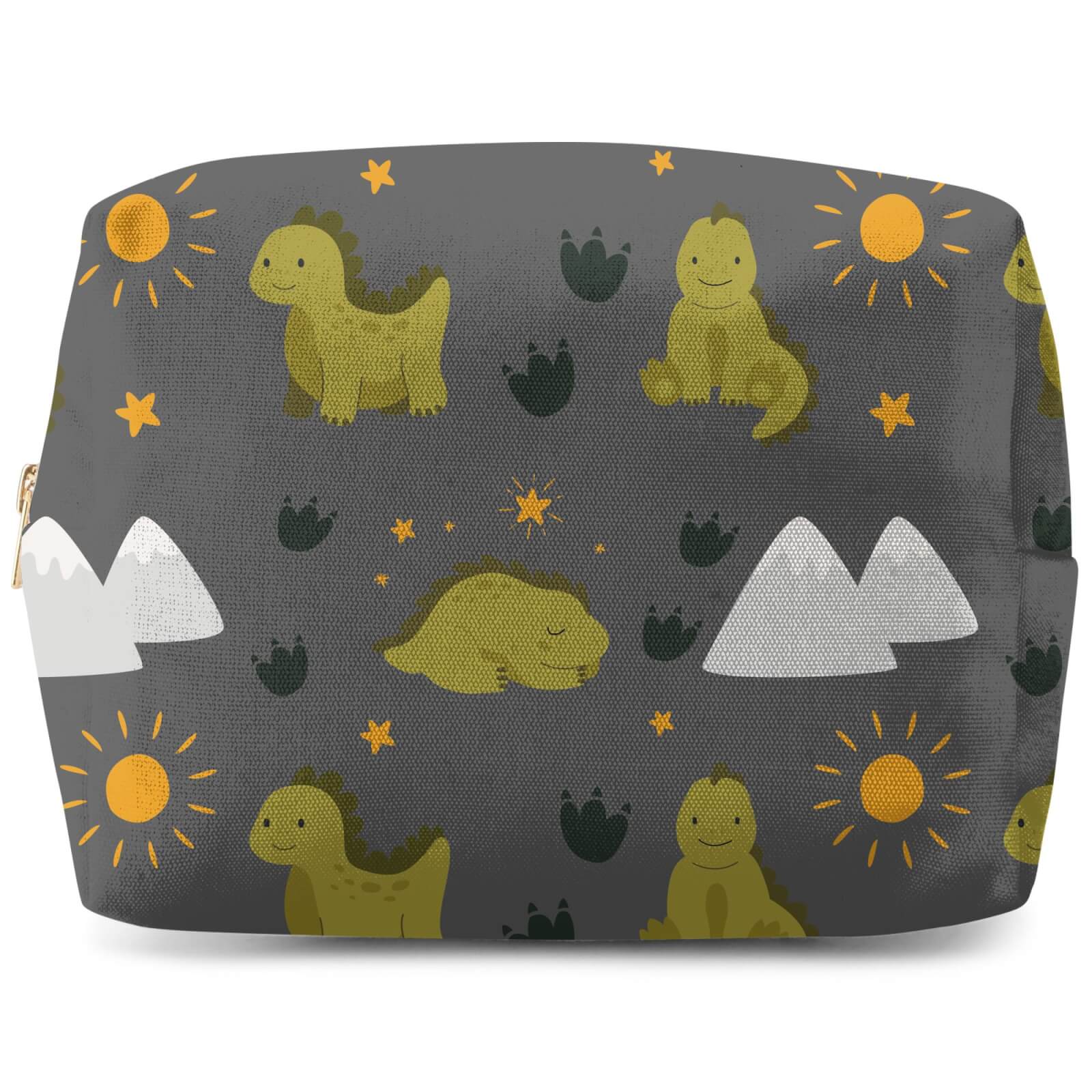 Green Dino Wash Bag