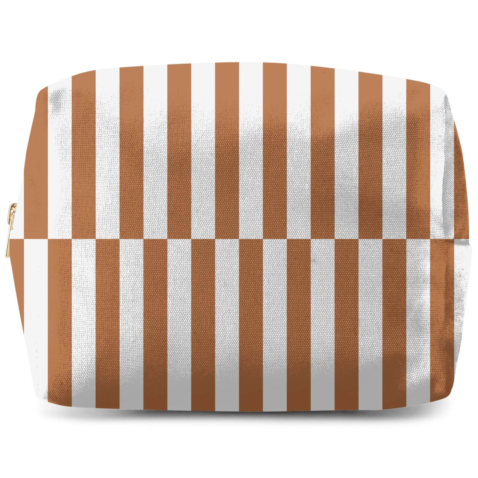 Retro Rust Stripes Wash Bag