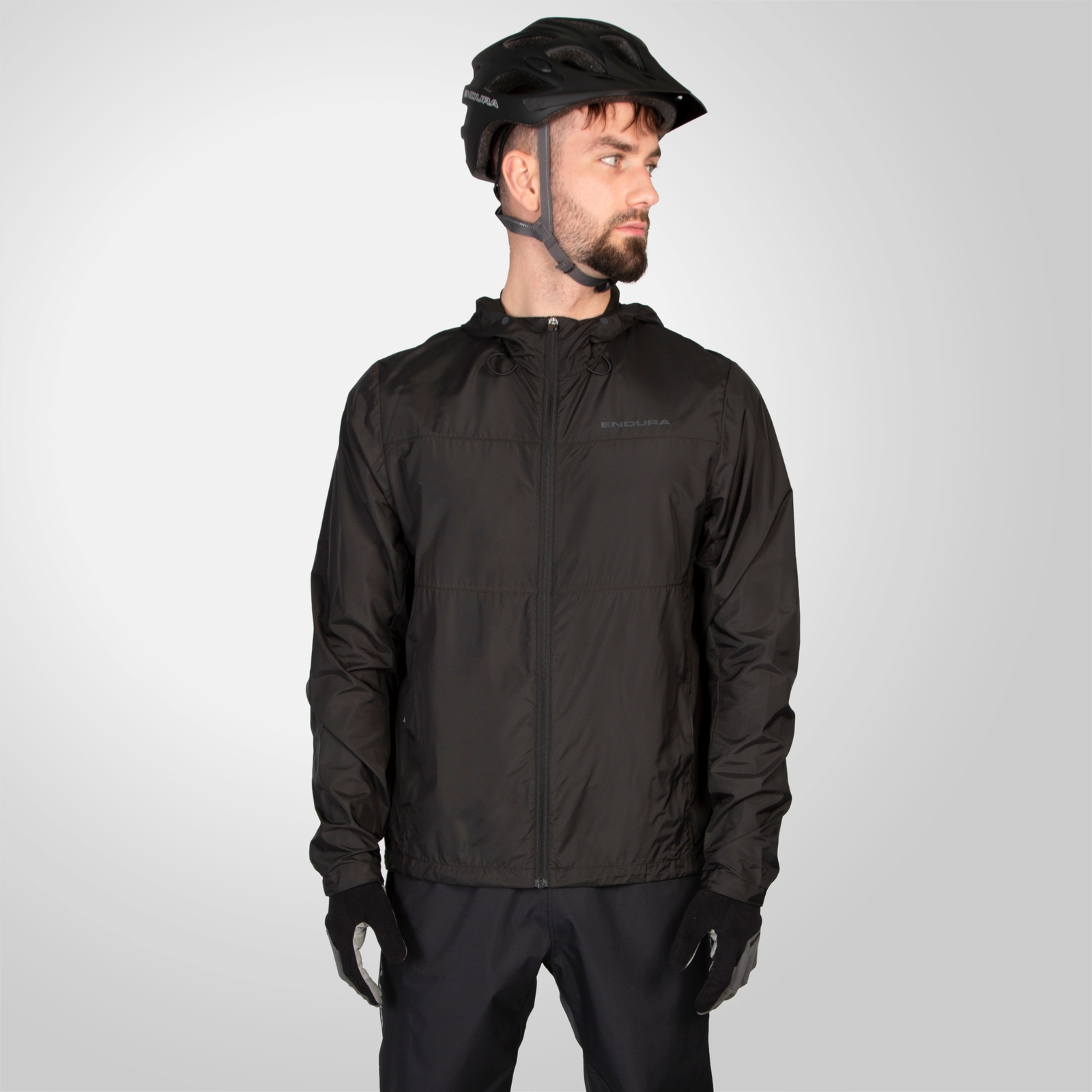Endura Men's Hummvee Windproof Shell Jacket - Black | Extra 10% off first order.