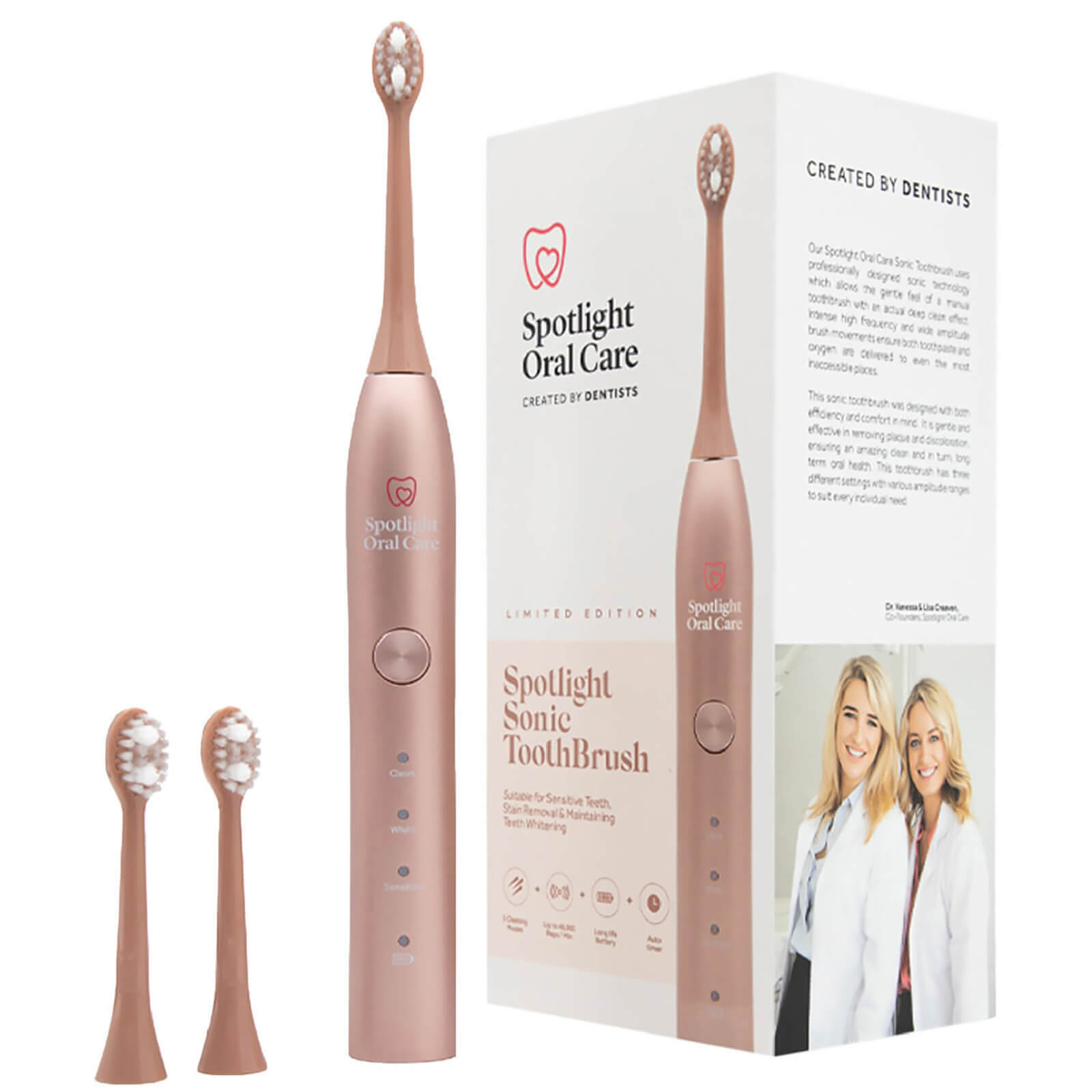 

Spotlight Oral Care Exclusive Sonic Toothbrush - Rose Gold