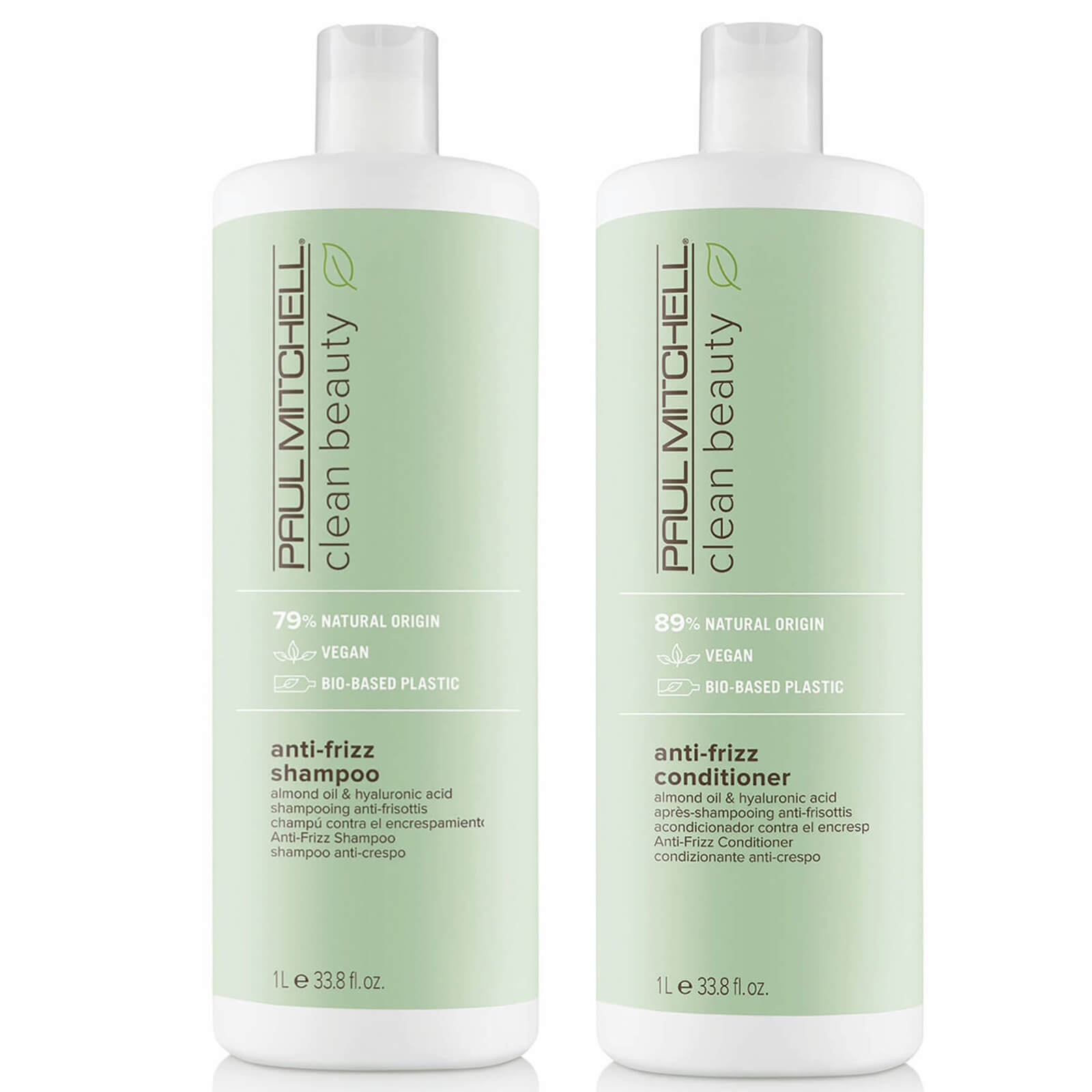 

Paul Mitchell Clean Beauty Anti-Frizz Набор шампунь и кондиционер (большой размер)