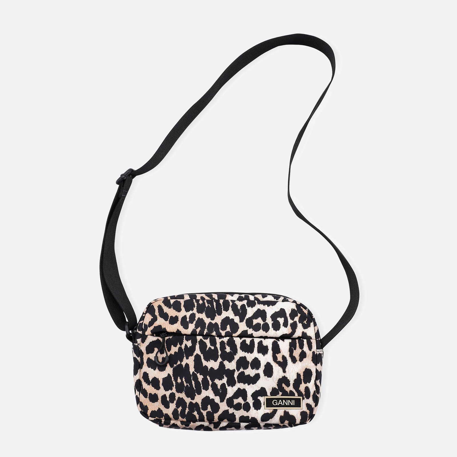 Ganni Women's Recycled Tech Fabric Bags - Leopard