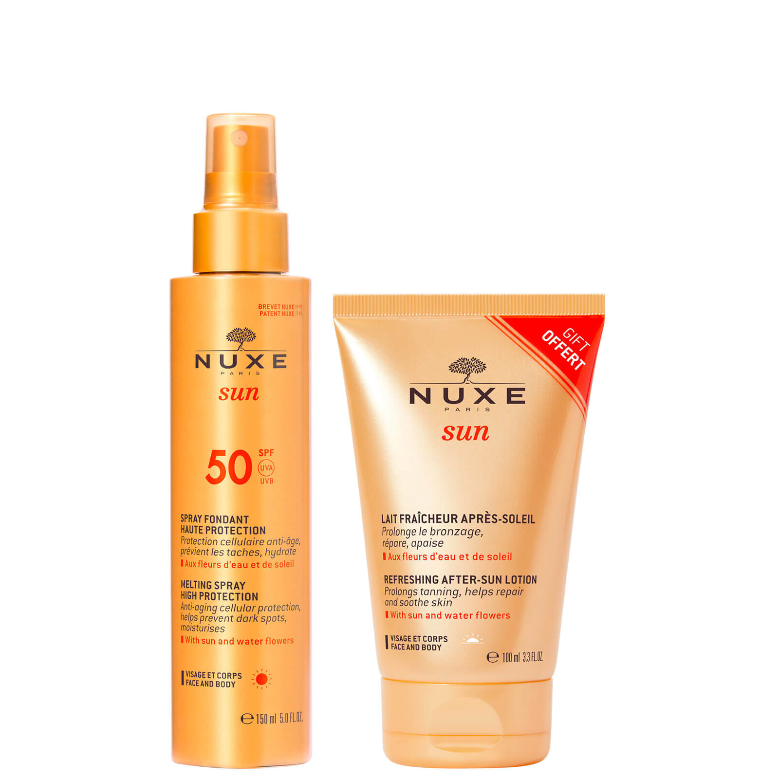 

NUXE Sun Care SPF50 and Aftersun Duo