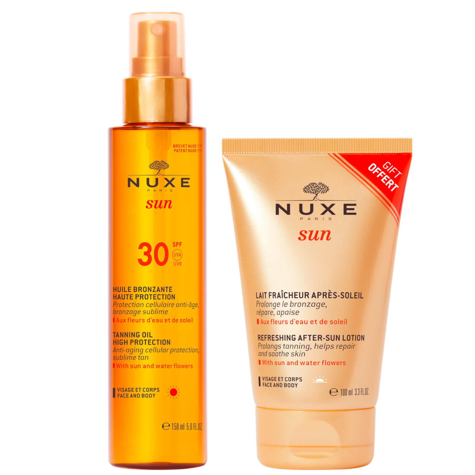 

NUXE SPF30 Tanning Oil and Aftersun Set