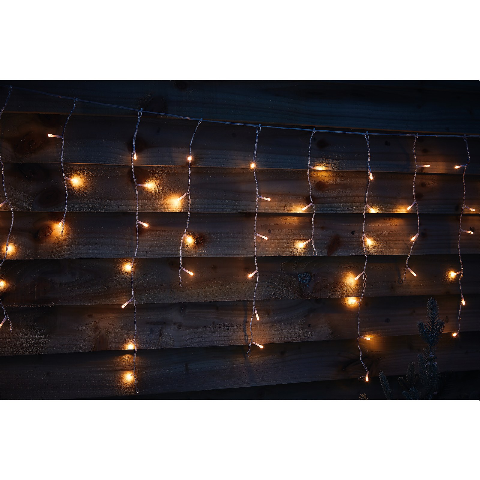 Photo of 240 Led Timer Icicle String Christmas Lights - Warm White