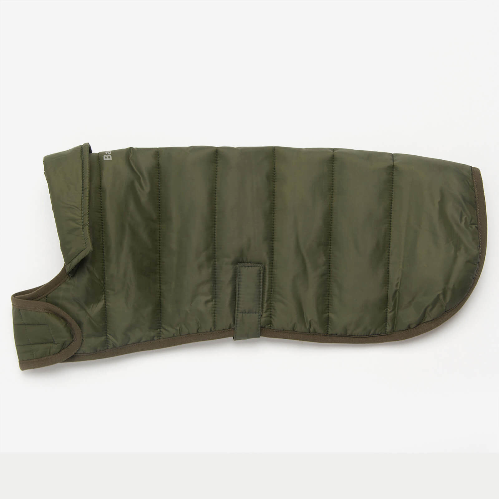 Barbour Baffle Quilted Dog Coat - Olive - XS