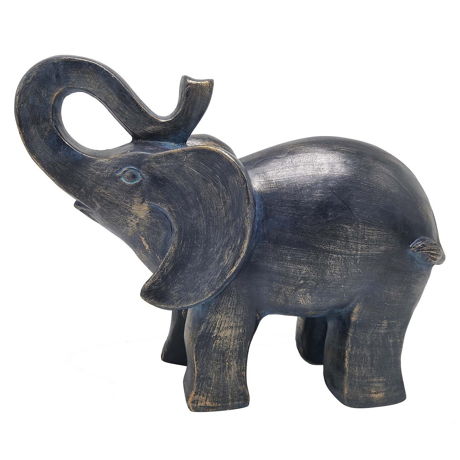 Photo of Metallic Copper Look Modern Elephant