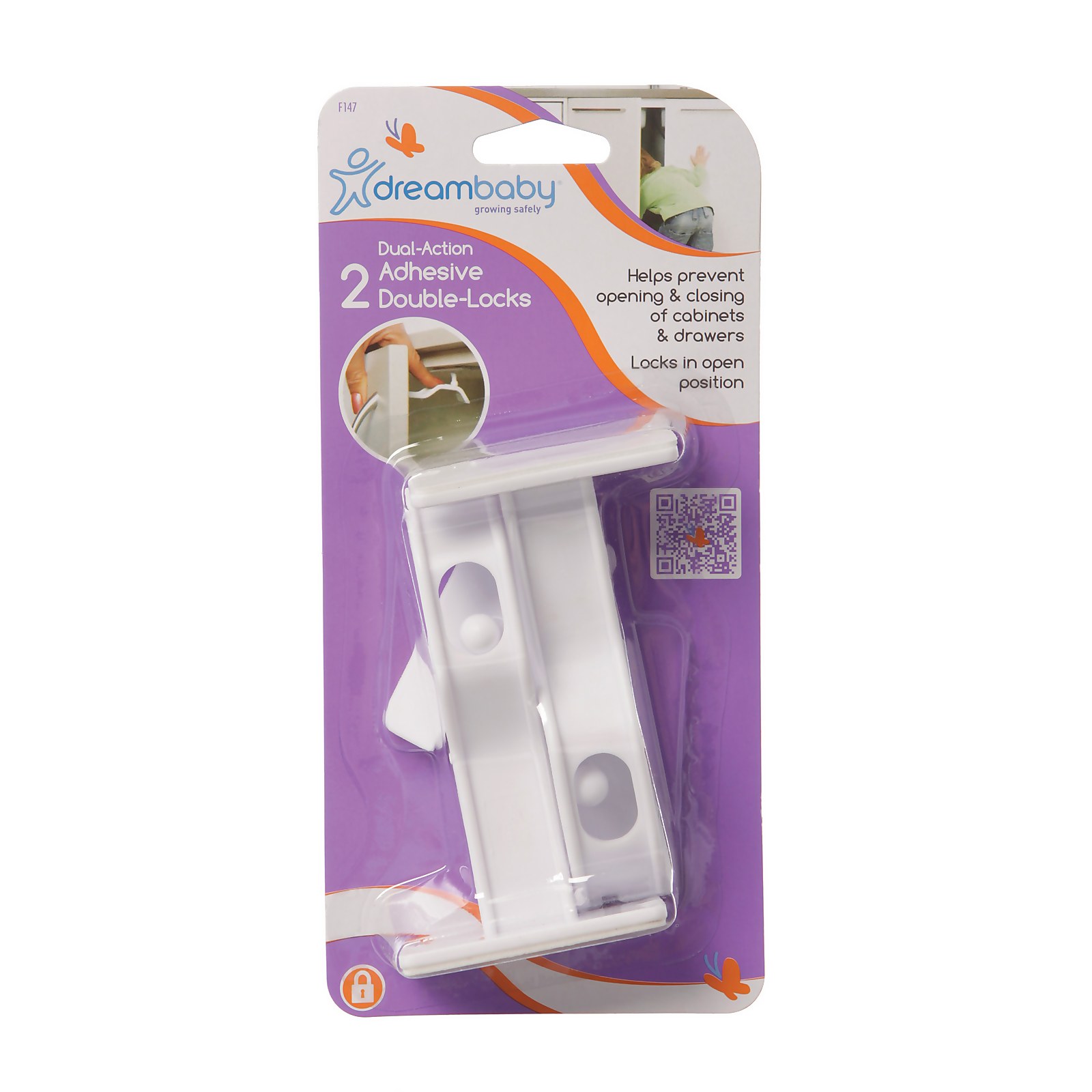 Photo of Dreambaby Dual-action Adhesive Double-locks - 2 Pack