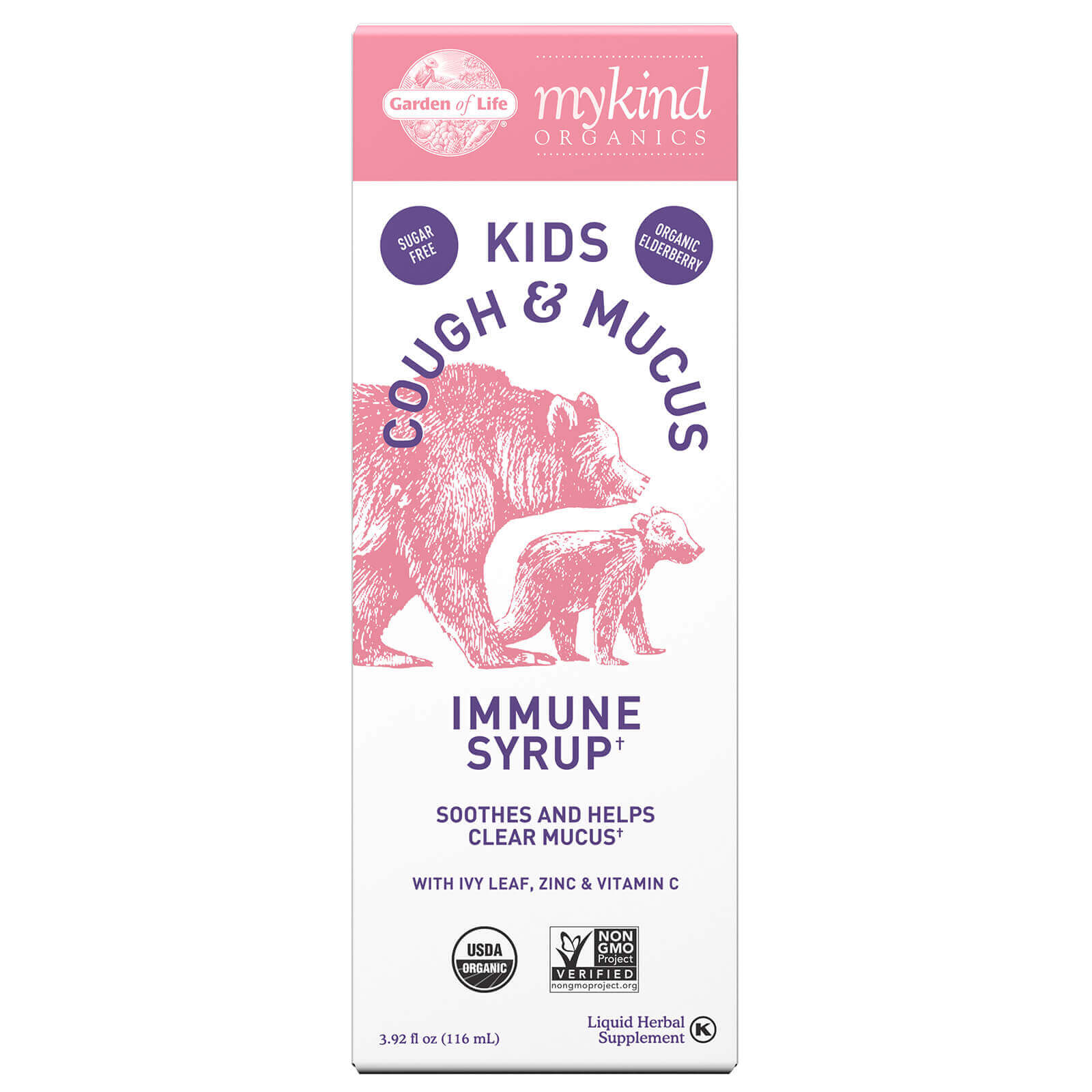 Image of Organics sciroppo tosse e muco protezione immunitaria bambini - 116 ml LIQUIDO