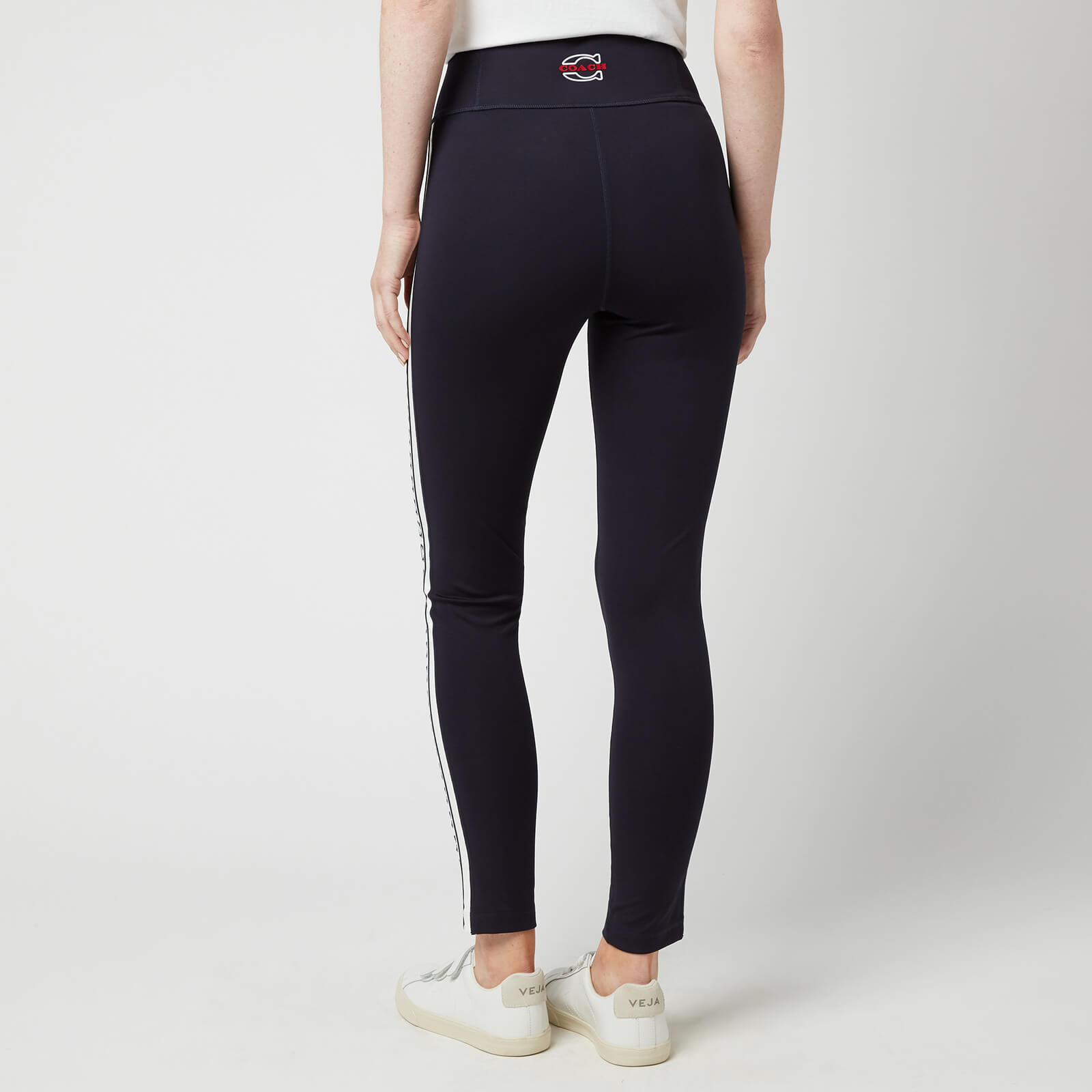 Coach Women's Leggings - Navy - L