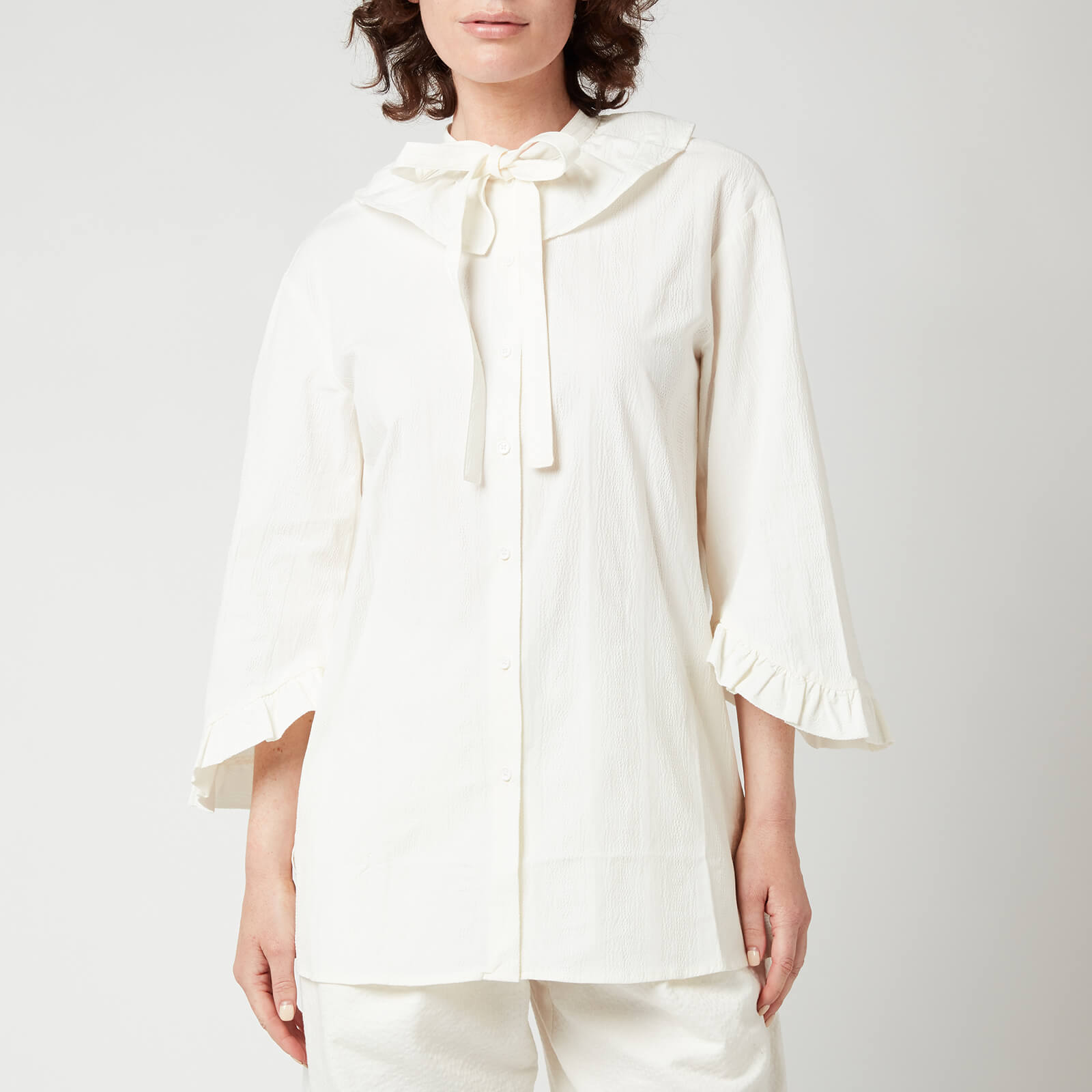 Baum Und Pferdgarten Women's Muneera Blouse - Cloud Dancer - EU 34/UK 6