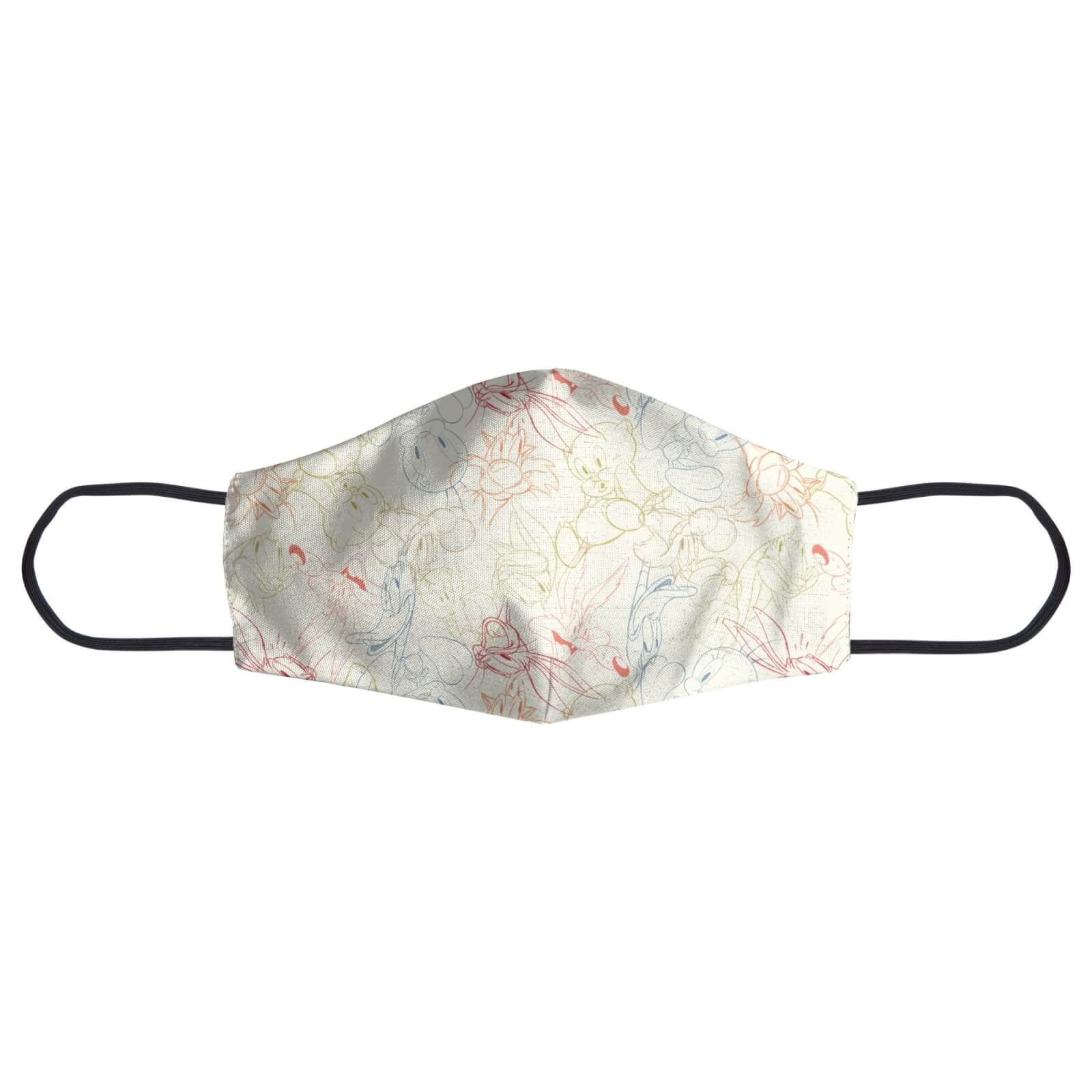 

Looney Tunes Scribbles Face Mask - S