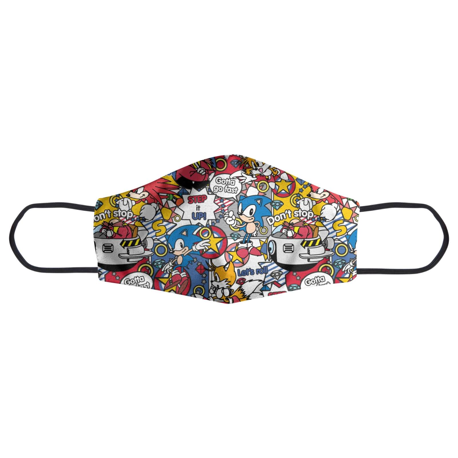 Sonic The Hedgehog Sonic Party Face Mask - M