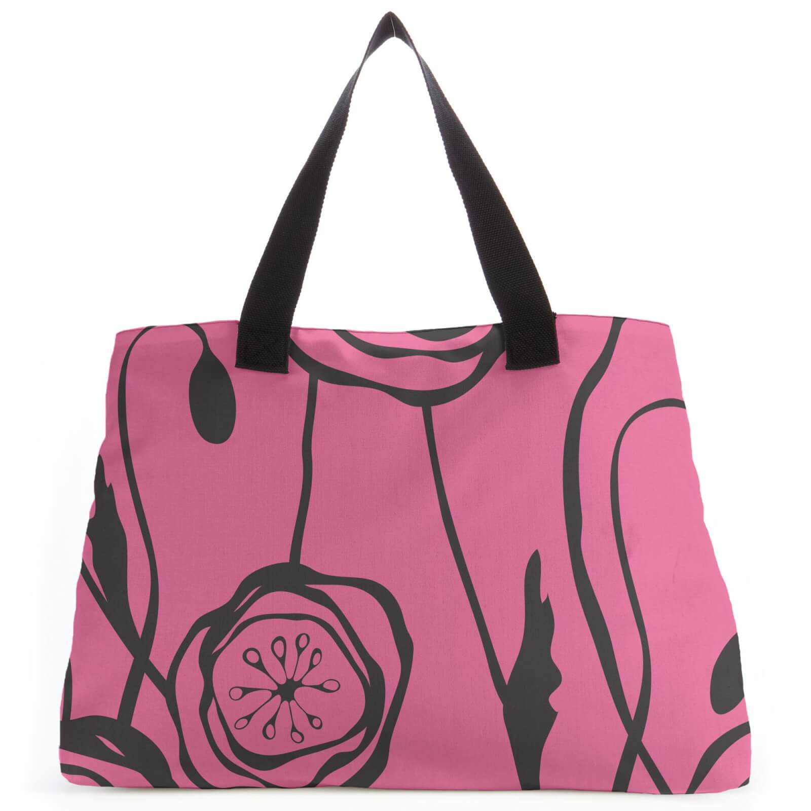 Retro Poppy Tote Bag