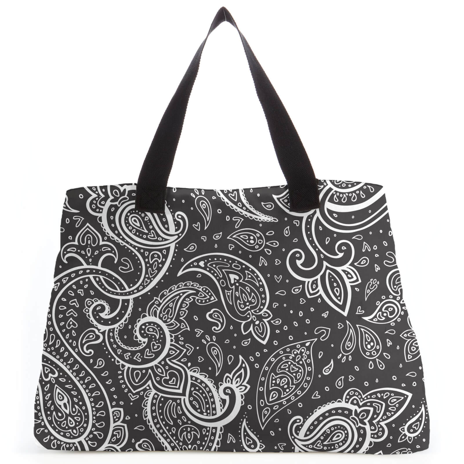 Inverted Paisley Tote Bag