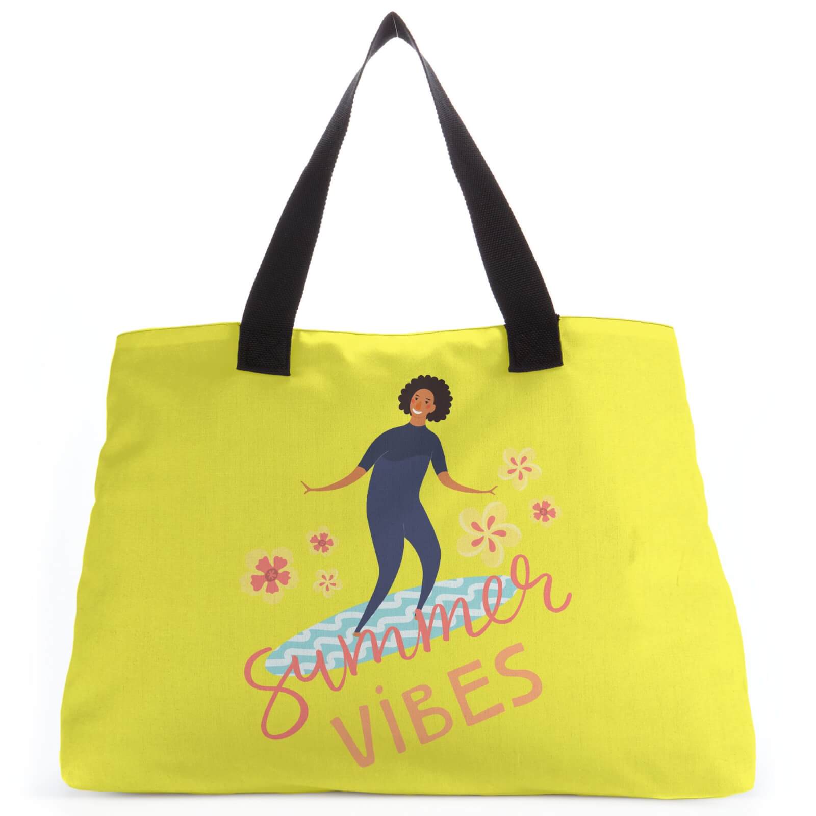 Summer Vibes Surfing Tote Bag
