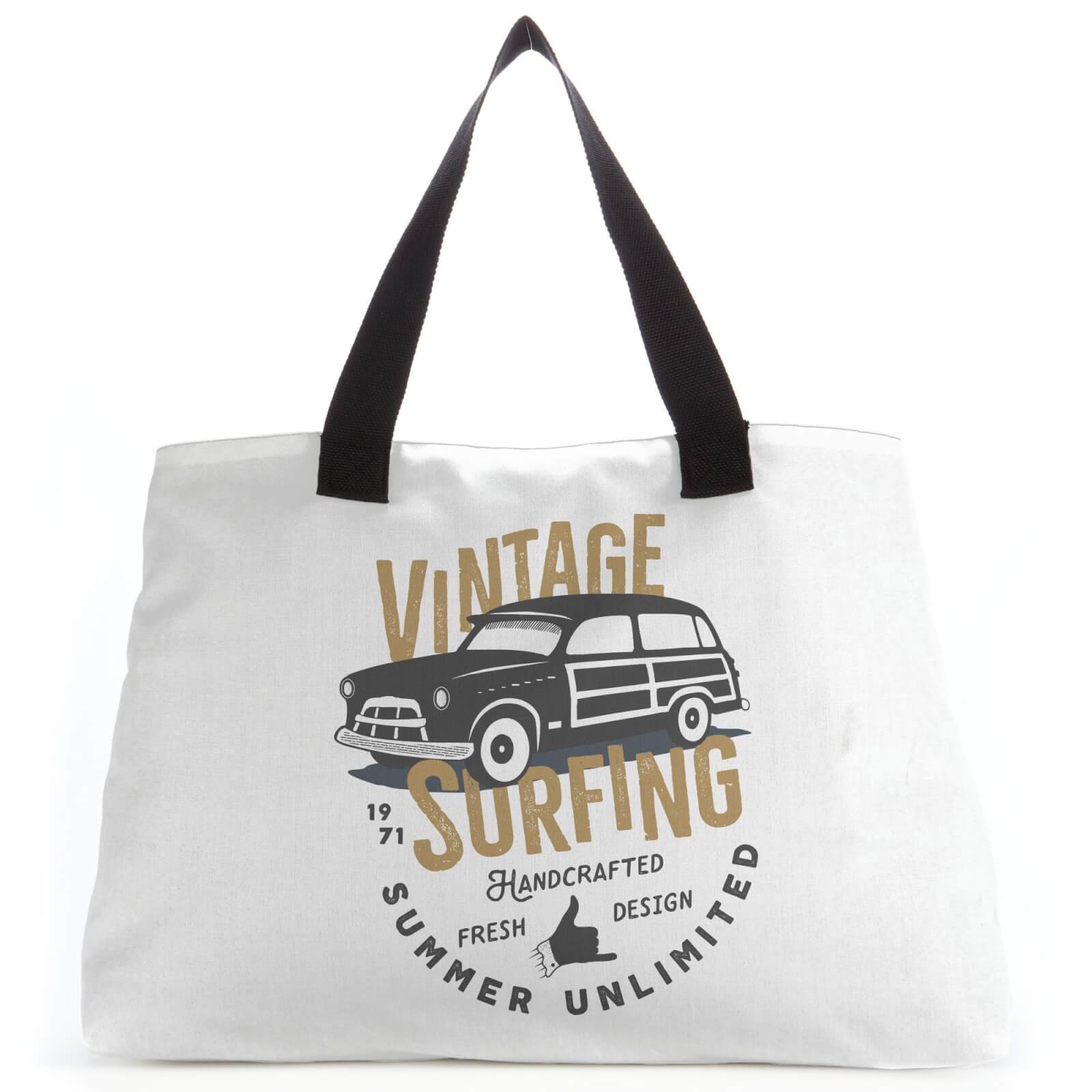 Vintage Surfing Tote Bag