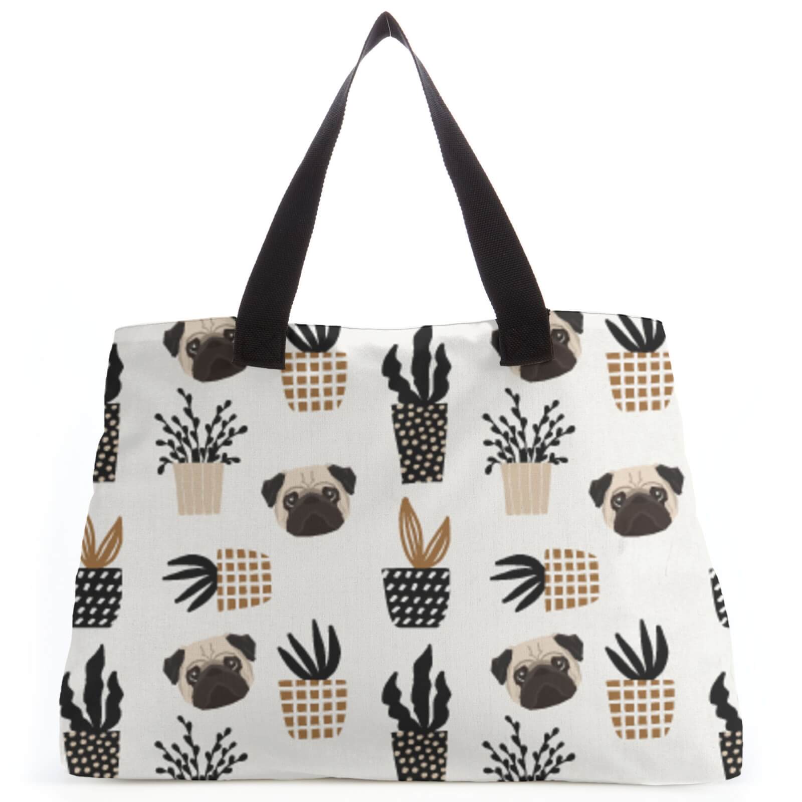 Pug & Cactus Tote Bag
