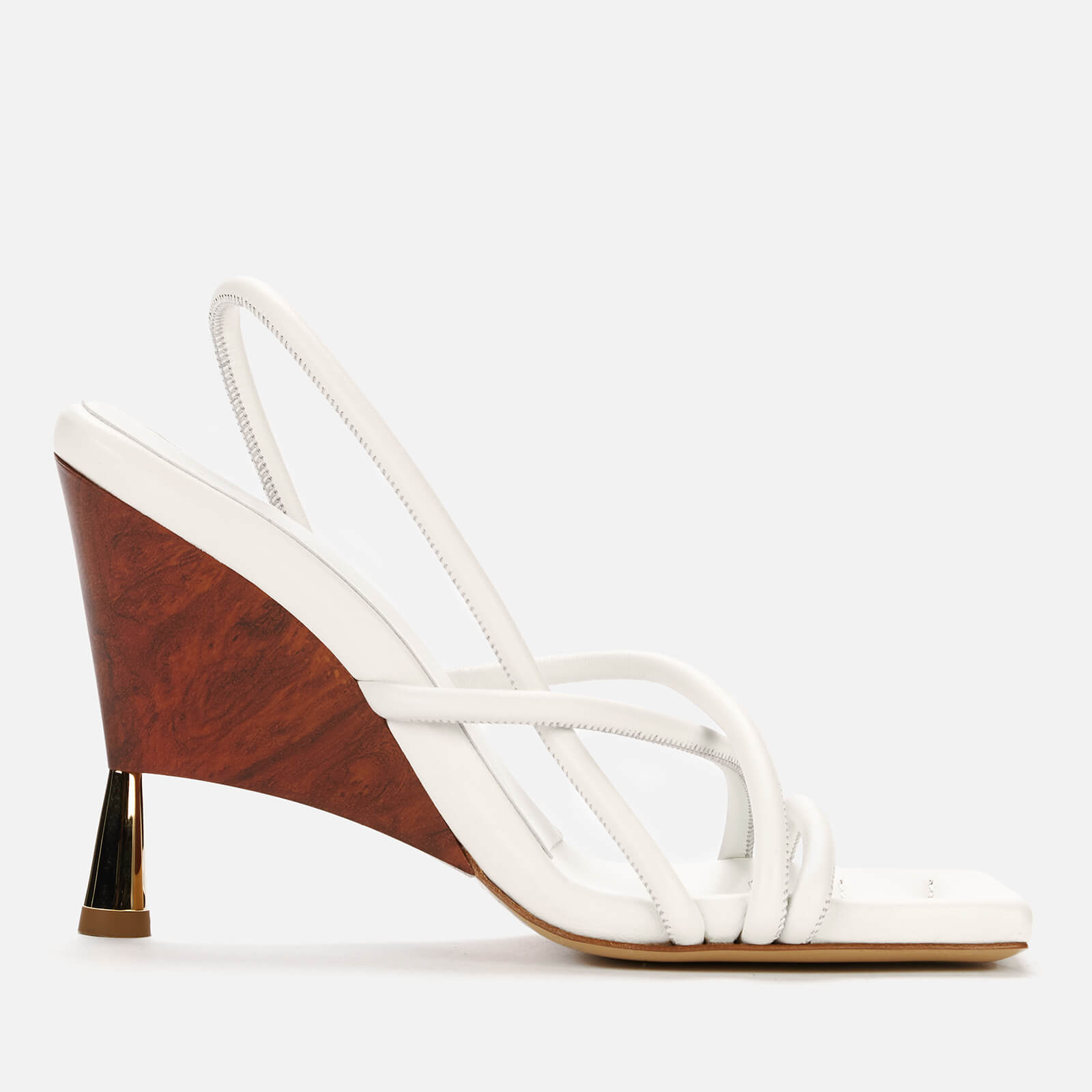 GIA / RHW Women's Rosie 2 Leather Heeled Sandals - White - UK 6