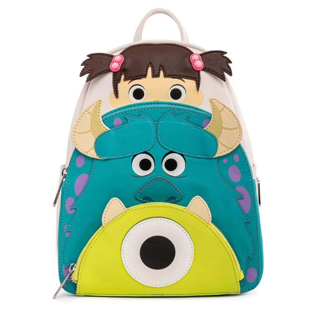 Loungefly Pixar Monsters Inc Boo Mike Sully Cosplay Mini Backpack
