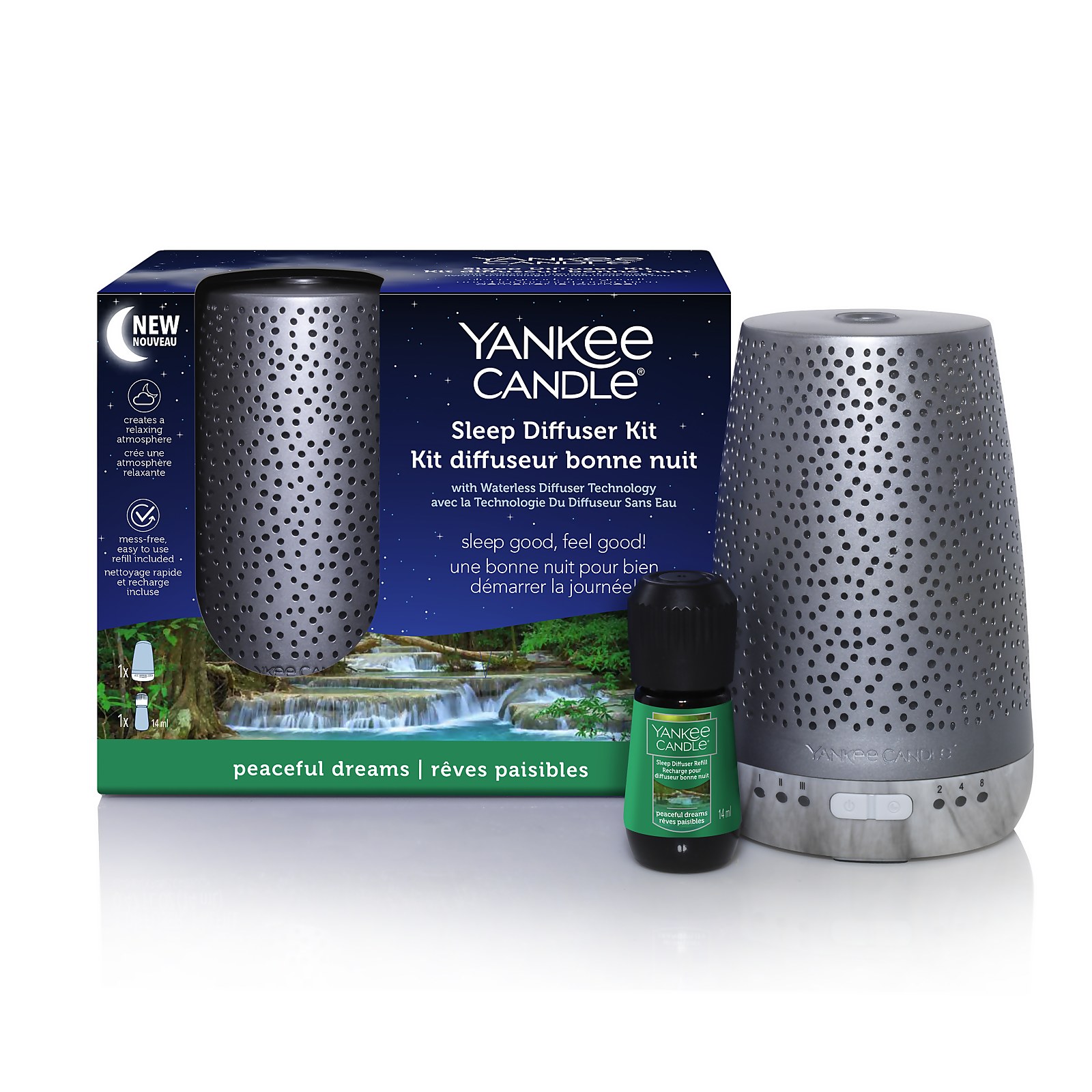 Photo of Yankee Candle Sleep Diffuser Kit - Silver
