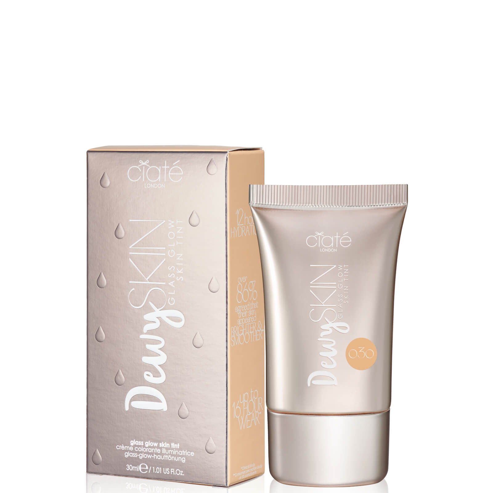 Ciaté London Dewy Skin Foundation 30ml (Various Shades) - 30