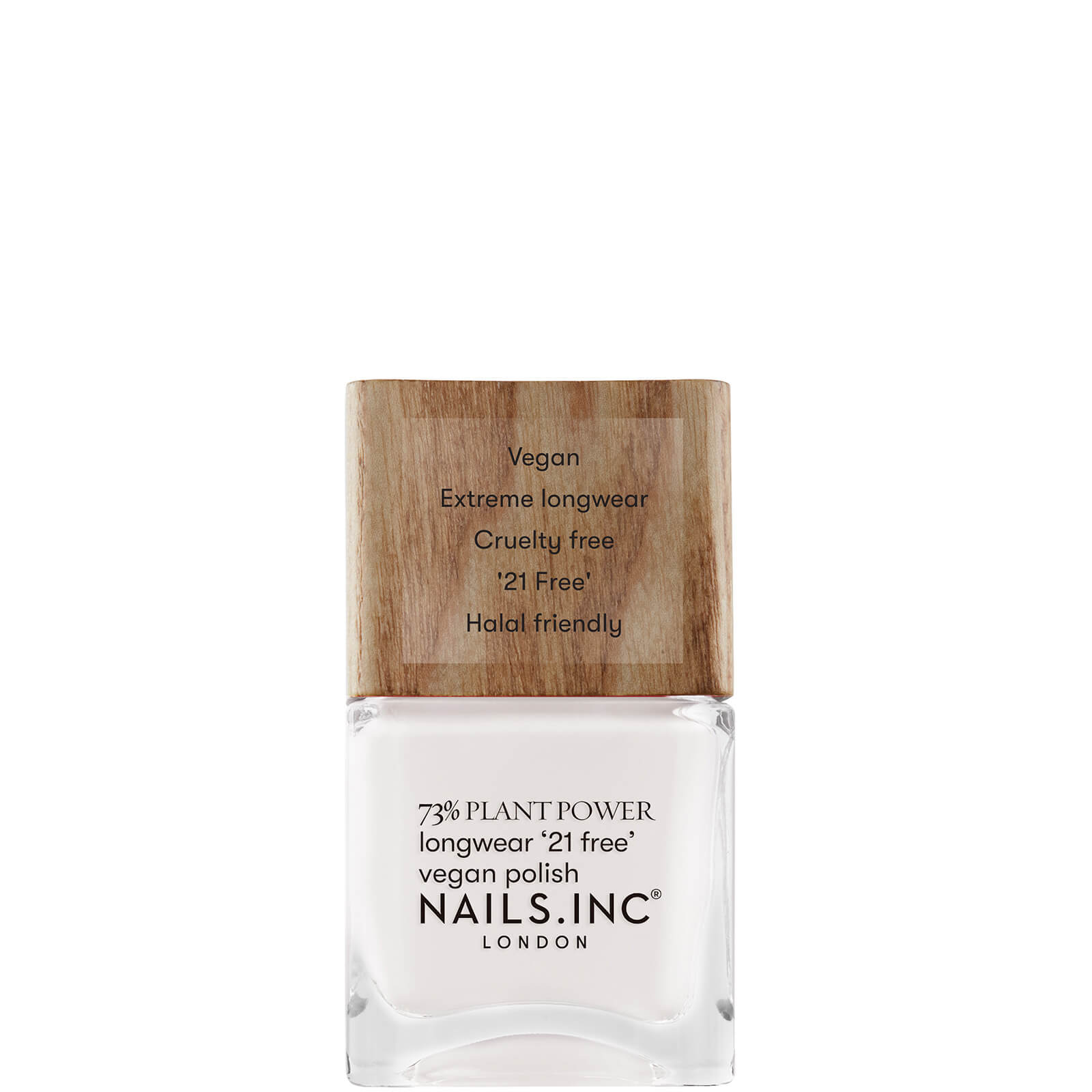 Nails inc. 73% Plant Power Nail Varnish - Free Time is Me Time 14ml