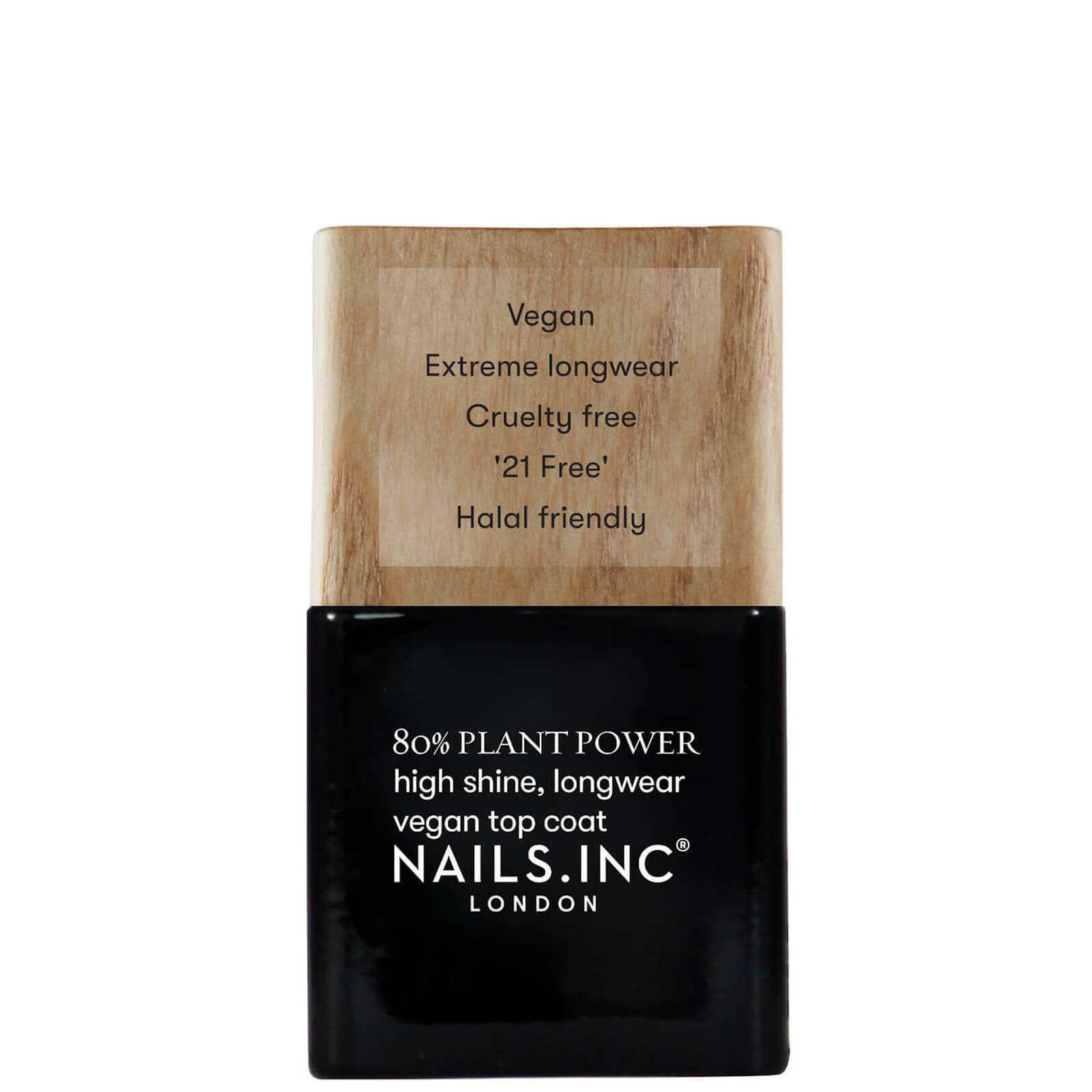 

nails inc. Plant Power Nail Varnish Top Coat 14ml