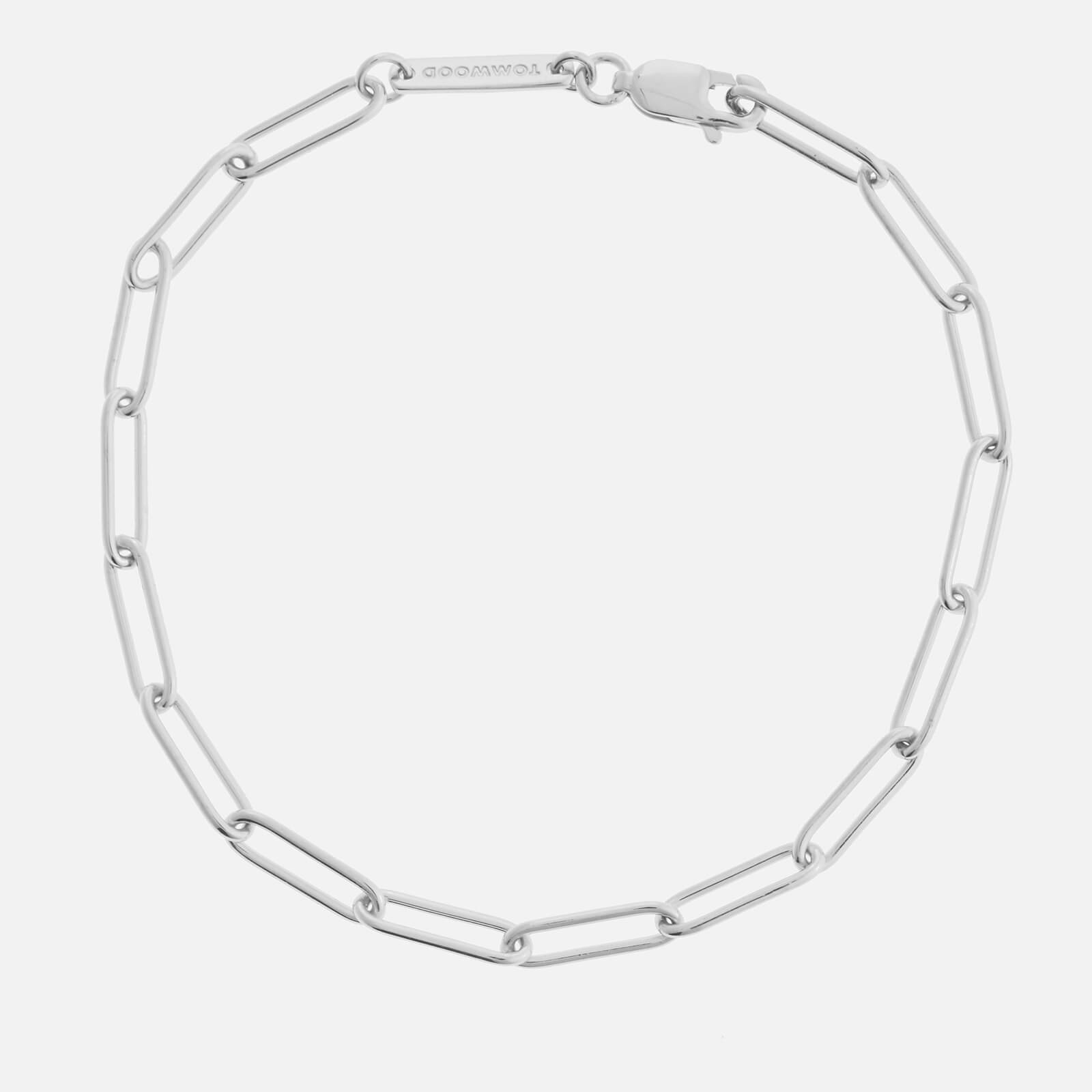 Tom Wood Men's Box Bracelet - Steling Silver - M/7.7 Inches