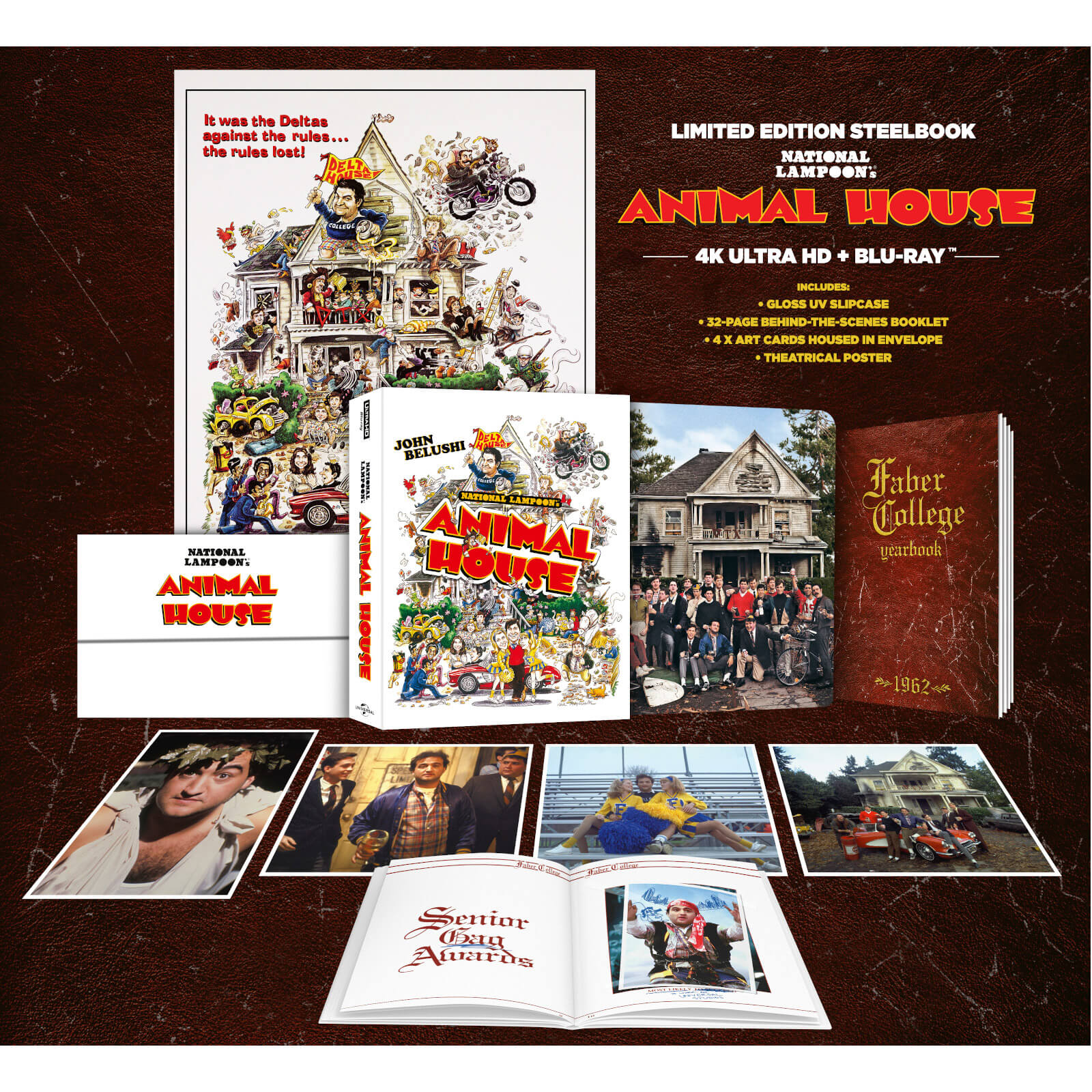 Animal House - Zavvi Exclusive 4K Ultra HD Limited Edition Steelbook (Includes Blu-ray)