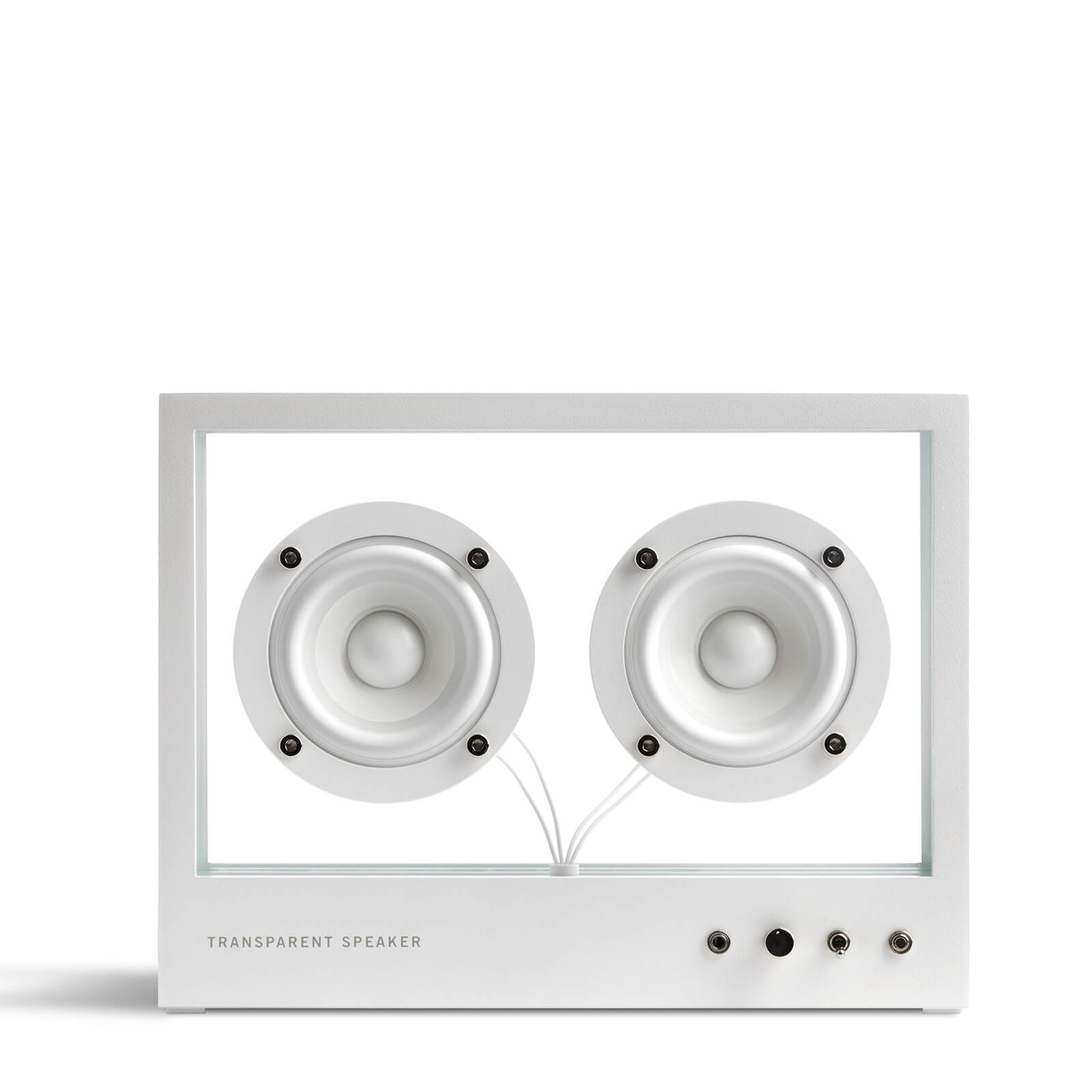 Transparent Small Speaker - White